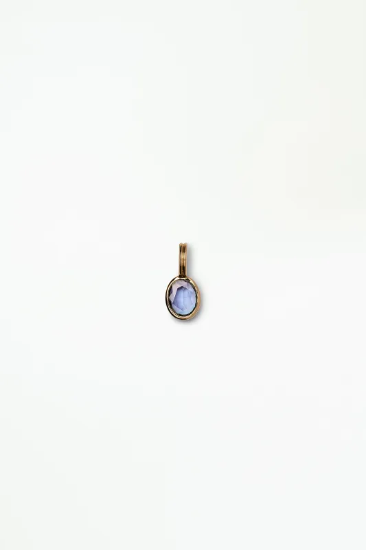 One of a Kind Sapphire Rain Pendant No. 5 made by WWAKE