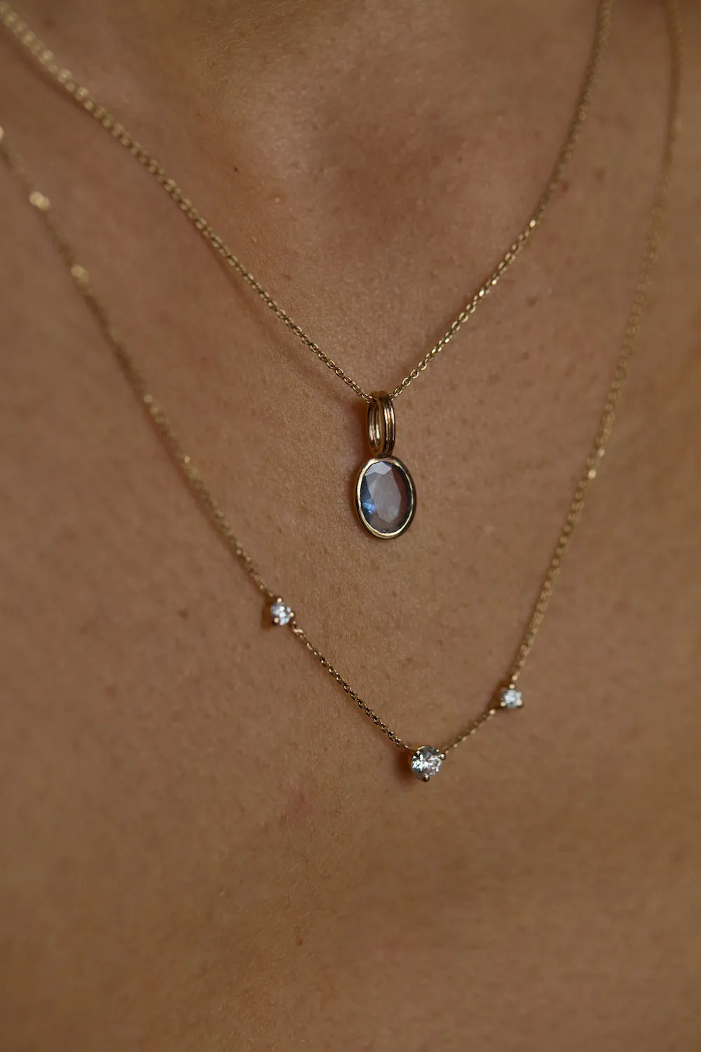 One of a Kind Sapphire Rain Pendant No. 5 sold by WWAKE product image thumbnail 2