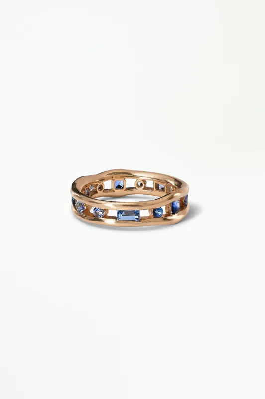 Float Ring -  Sapphire sold by WWAKE