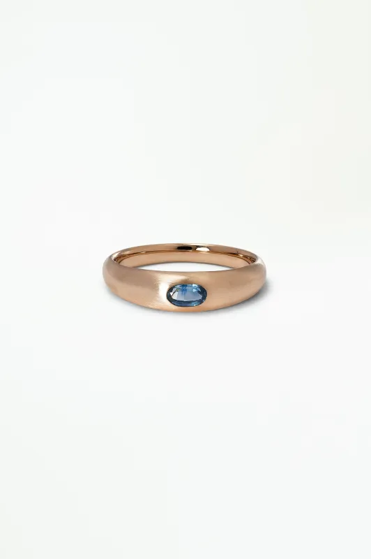 Blue Sapphire Soft Signet - Matte sold by WWAKE