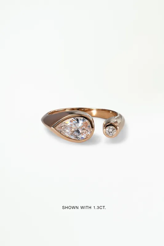 Dyad Signet – Pear Cut Diamond sold by WWAKE