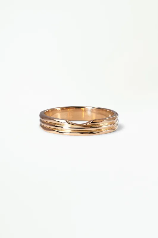 Gold Ridge Stacking Band No. 1 made by WWAKE