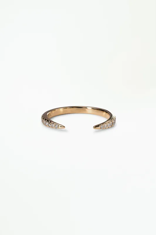 Large Micropave Slice Ring sold by WWAKE