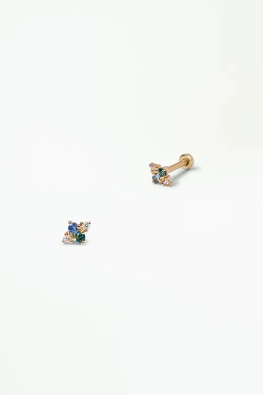 Covey Earring - Flatback - Single sold by WWAKE