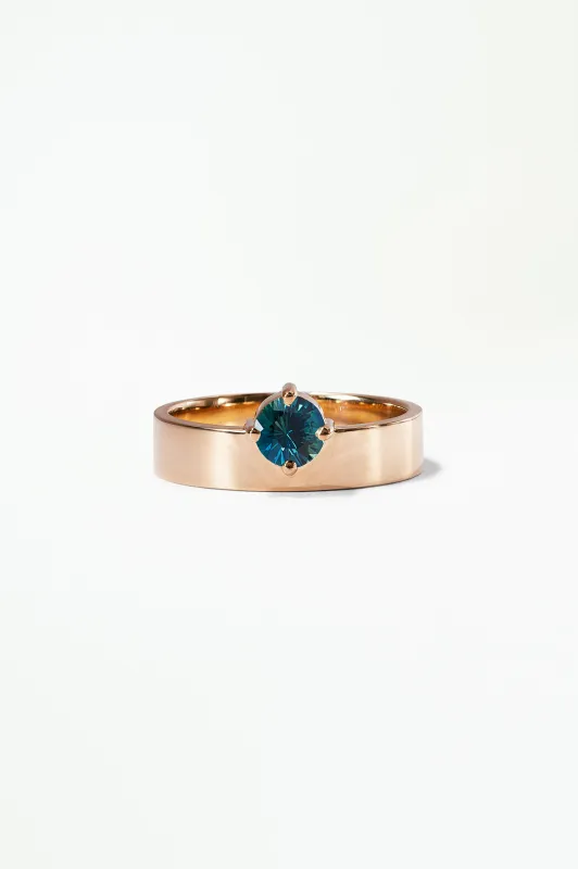 Medium Round Sapphire Monolith Ring sold by WWAKE
