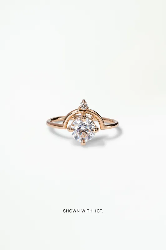 Round Brilliant Cut Diamond Nestled Ring sold by WWAKE