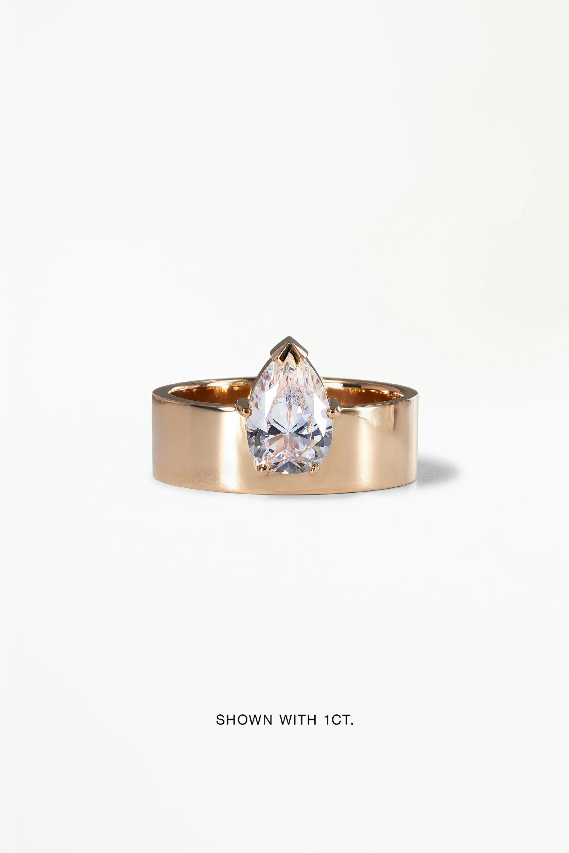 Pear Cut Diamond Monolith Ring sold by WWAKE