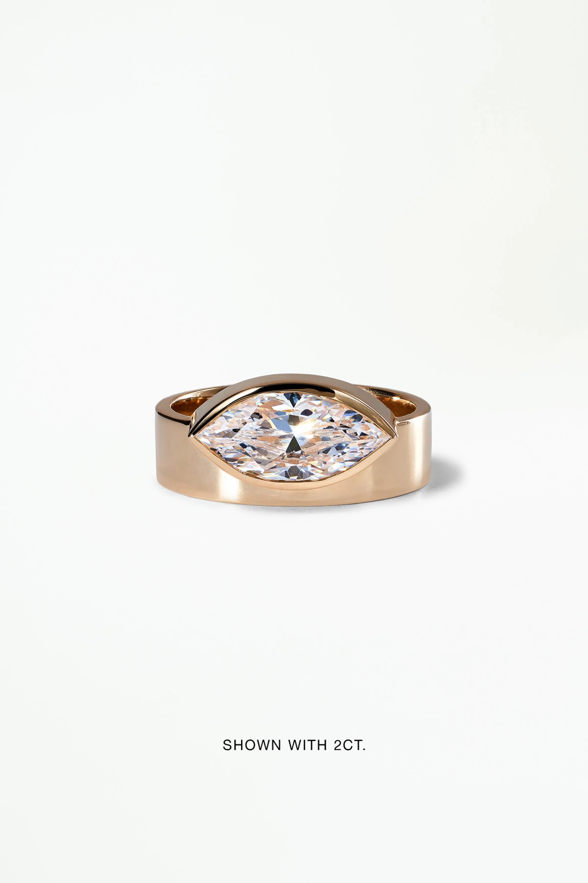 Marquise Cut Diamond Monolith Ring sold by WWAKE product image thumbnail 5