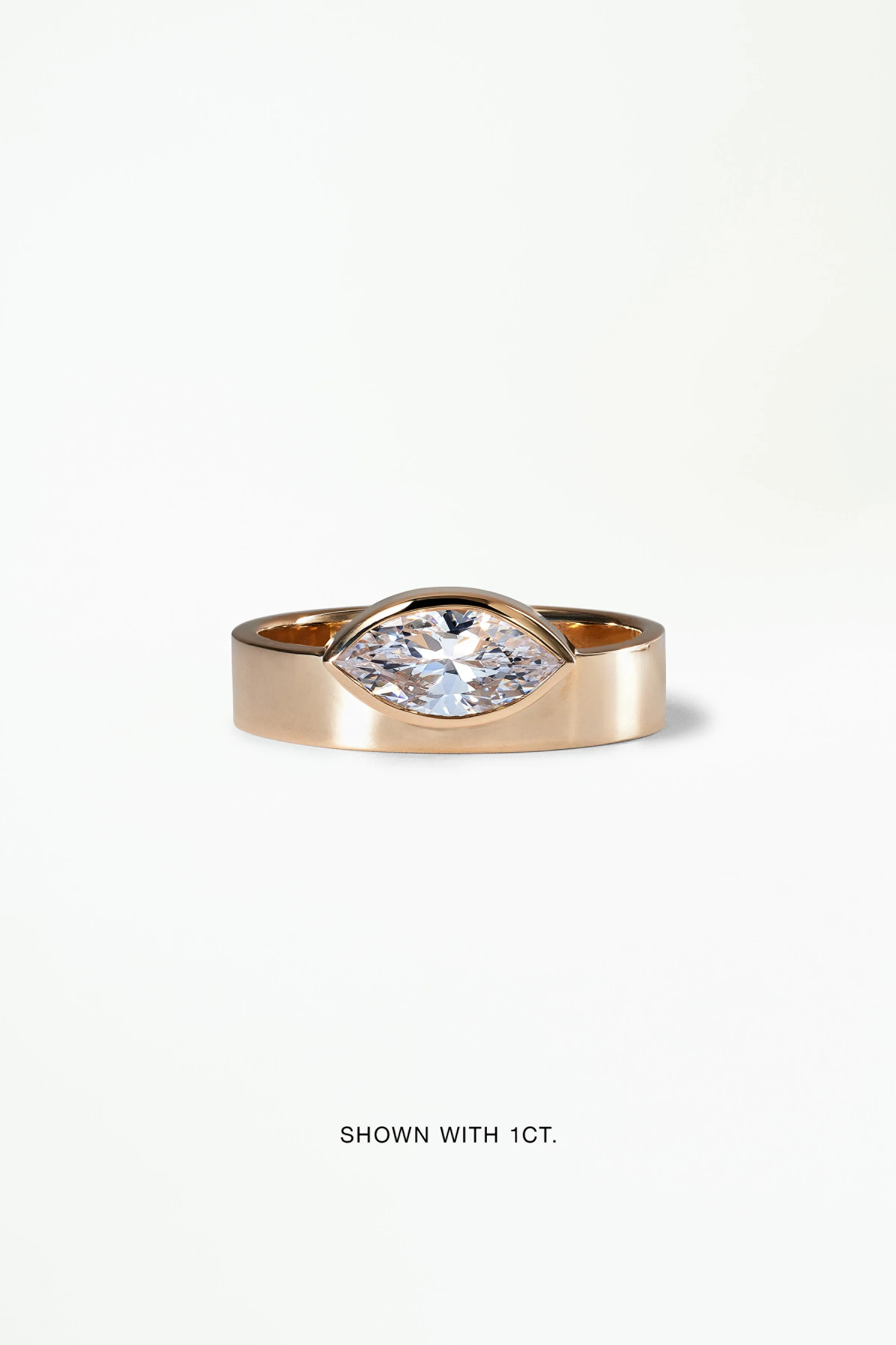 Marquise Cut Diamond Monolith Ring sold by WWAKE