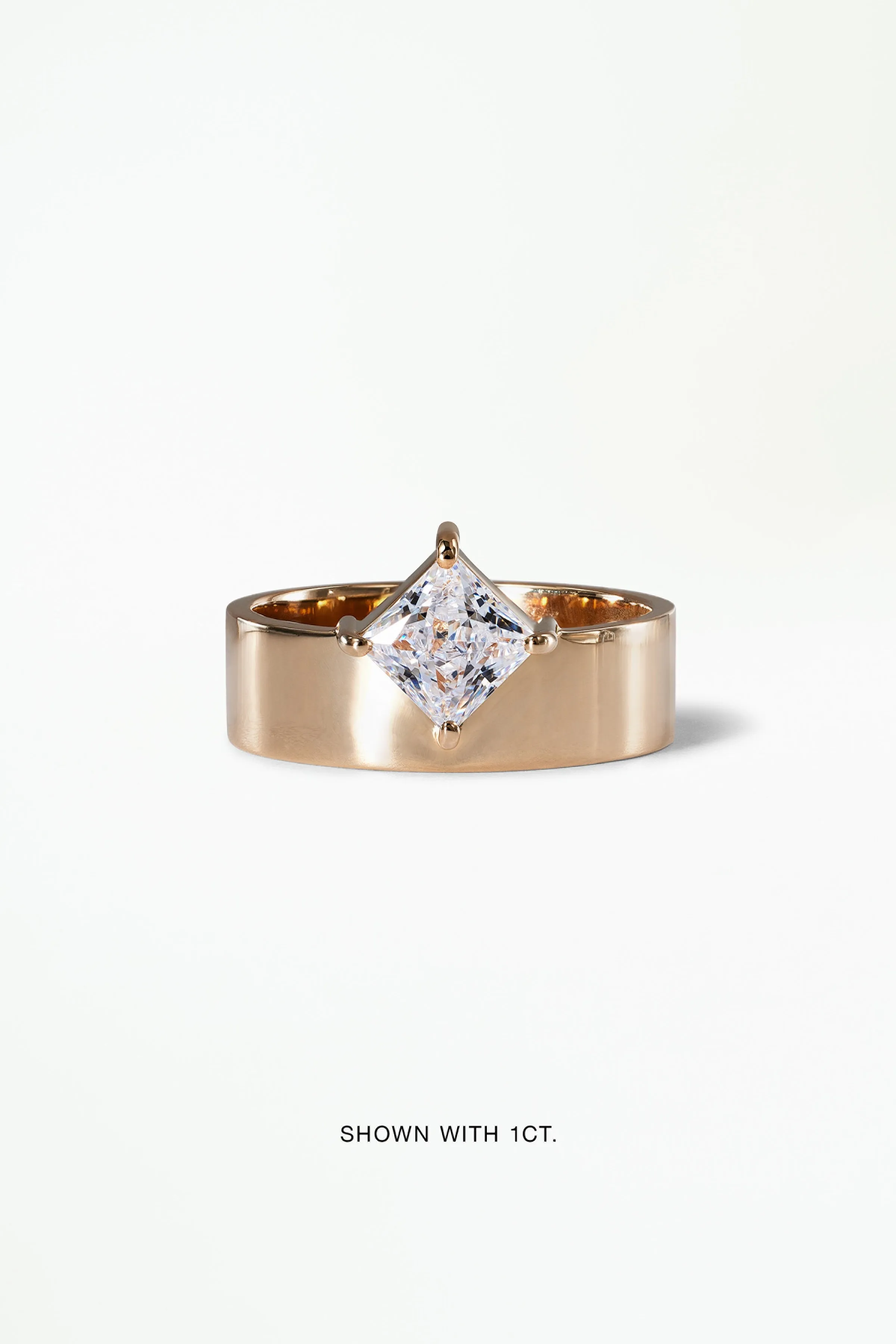 Princess Cut Diamond Monolith Ring sold by WWAKE