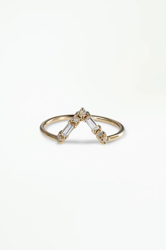 Triangle Pillar Ring sold by WWAKE