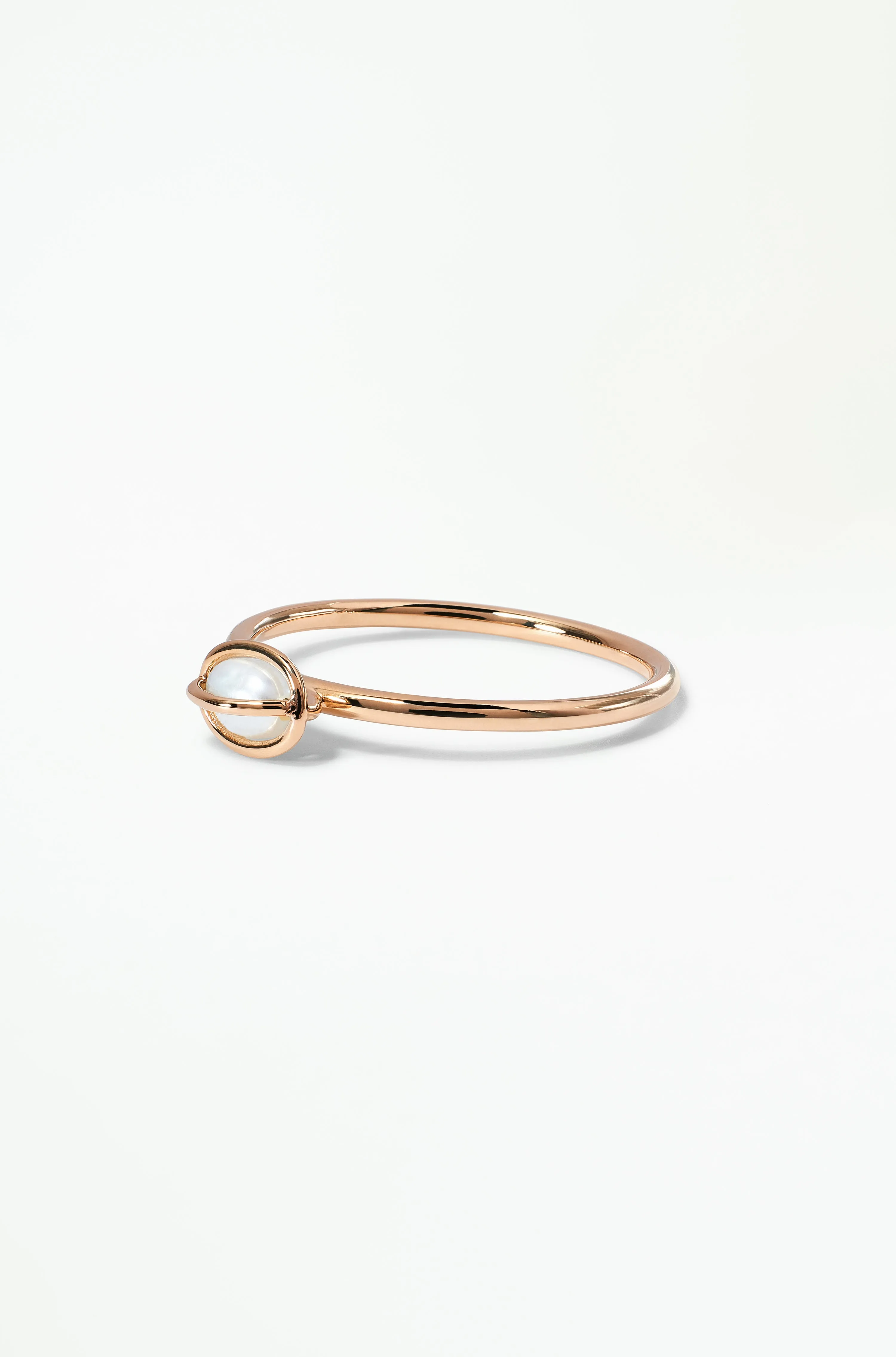 Caged Pearl Ring sold by WWAKE product image thumbnail 3