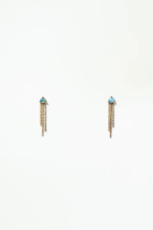 Opal Mist Earring - Flat Back - Single sold by WWAKE