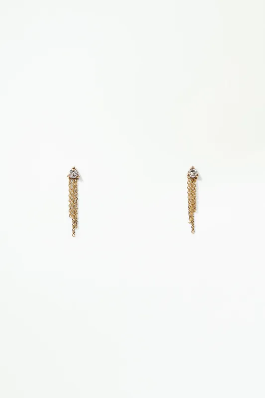 Diamond Mist Earring - Single sold by WWAKE