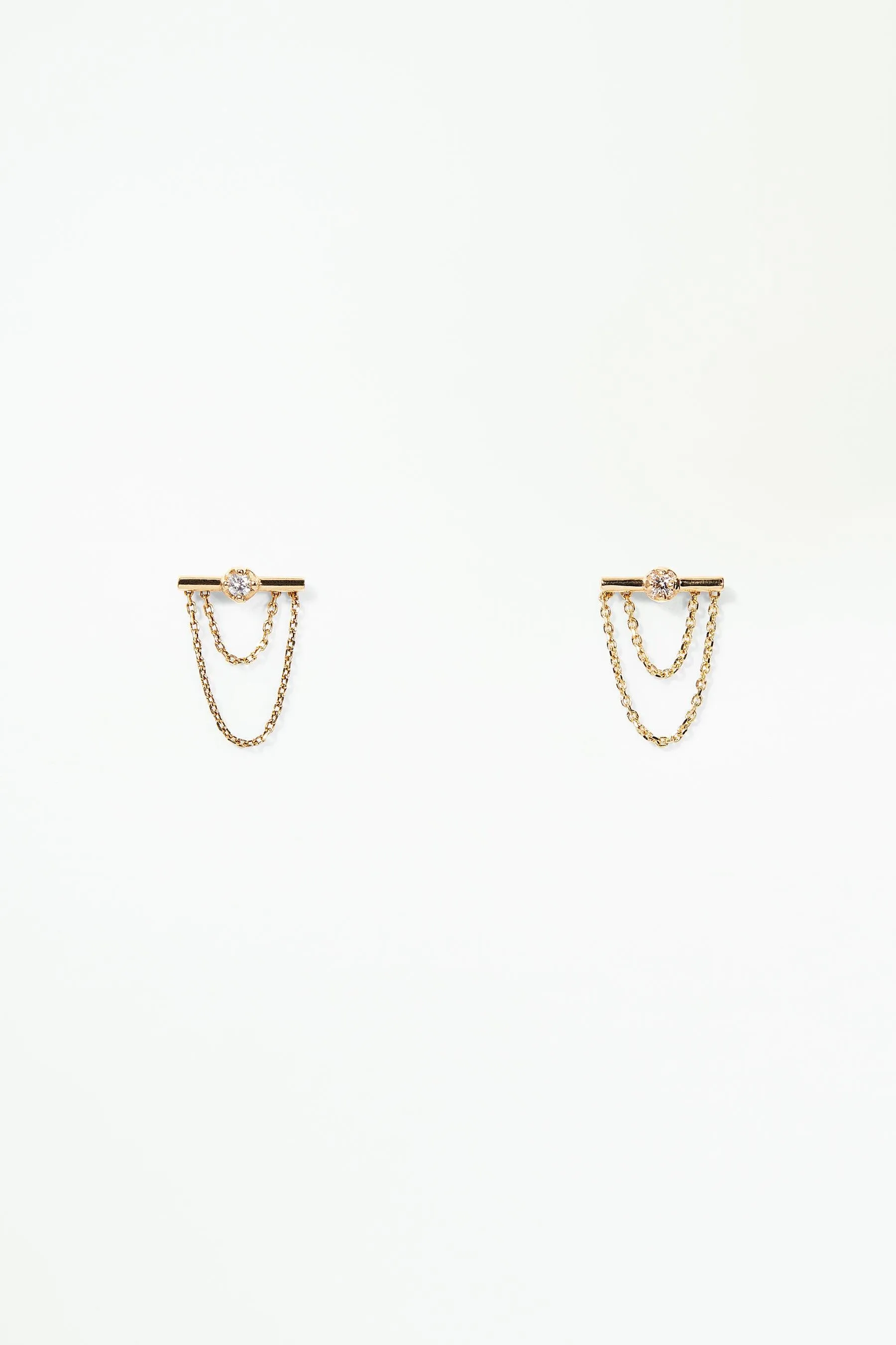 Diamond Linn Earring - Single sold by WWAKE