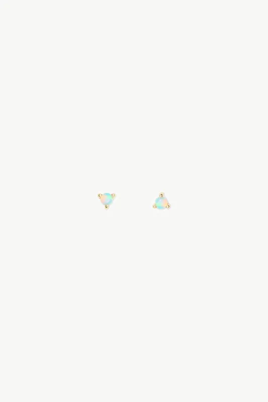 Small Opal Stud - Single sold by WWAKE