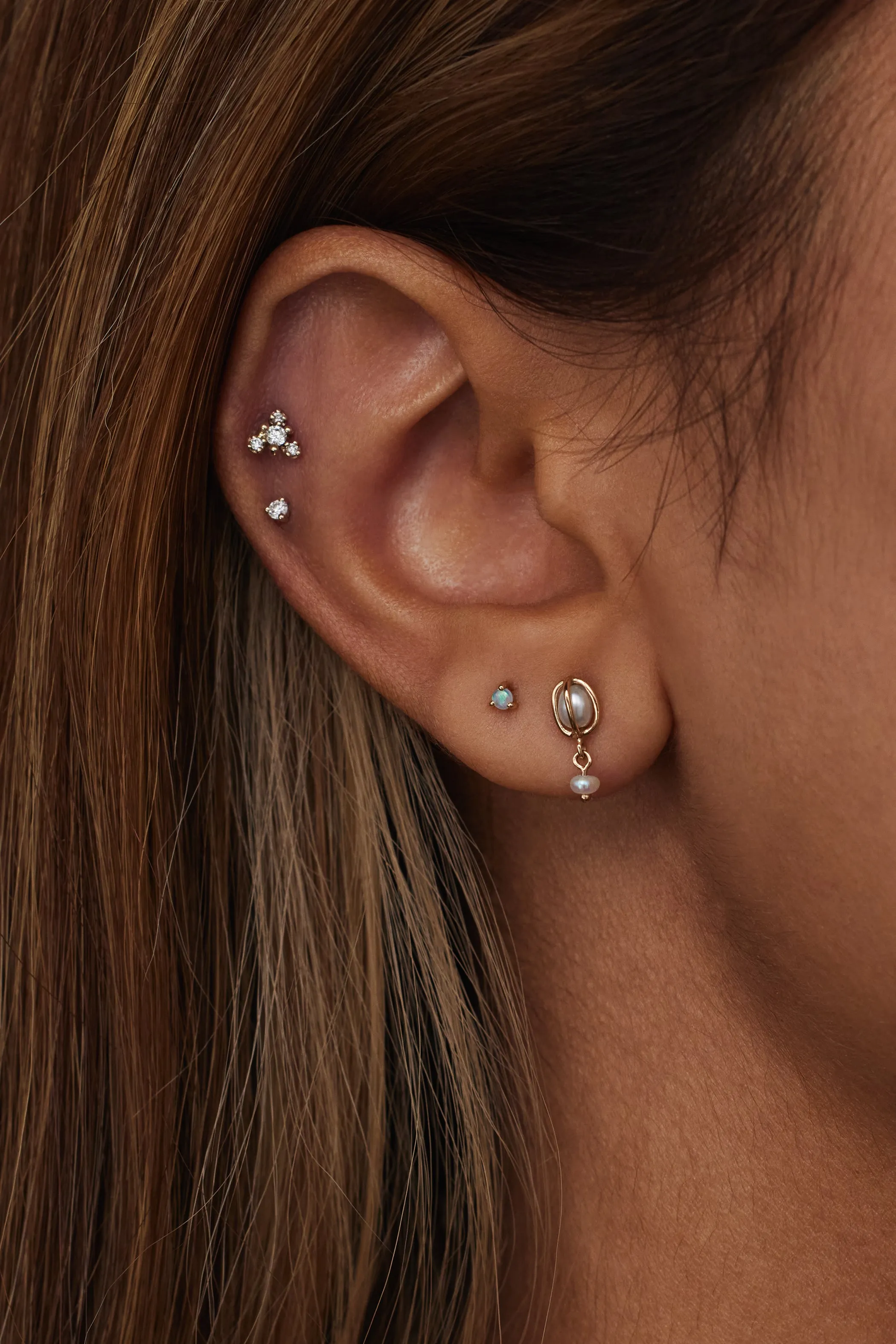 Small Opal Stud - Single sold by WWAKE product image thumbnail 2