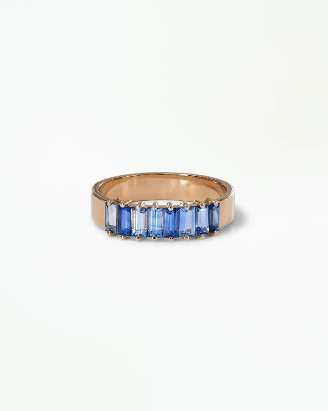 Sapphire Baguette Band sold by WWAKE