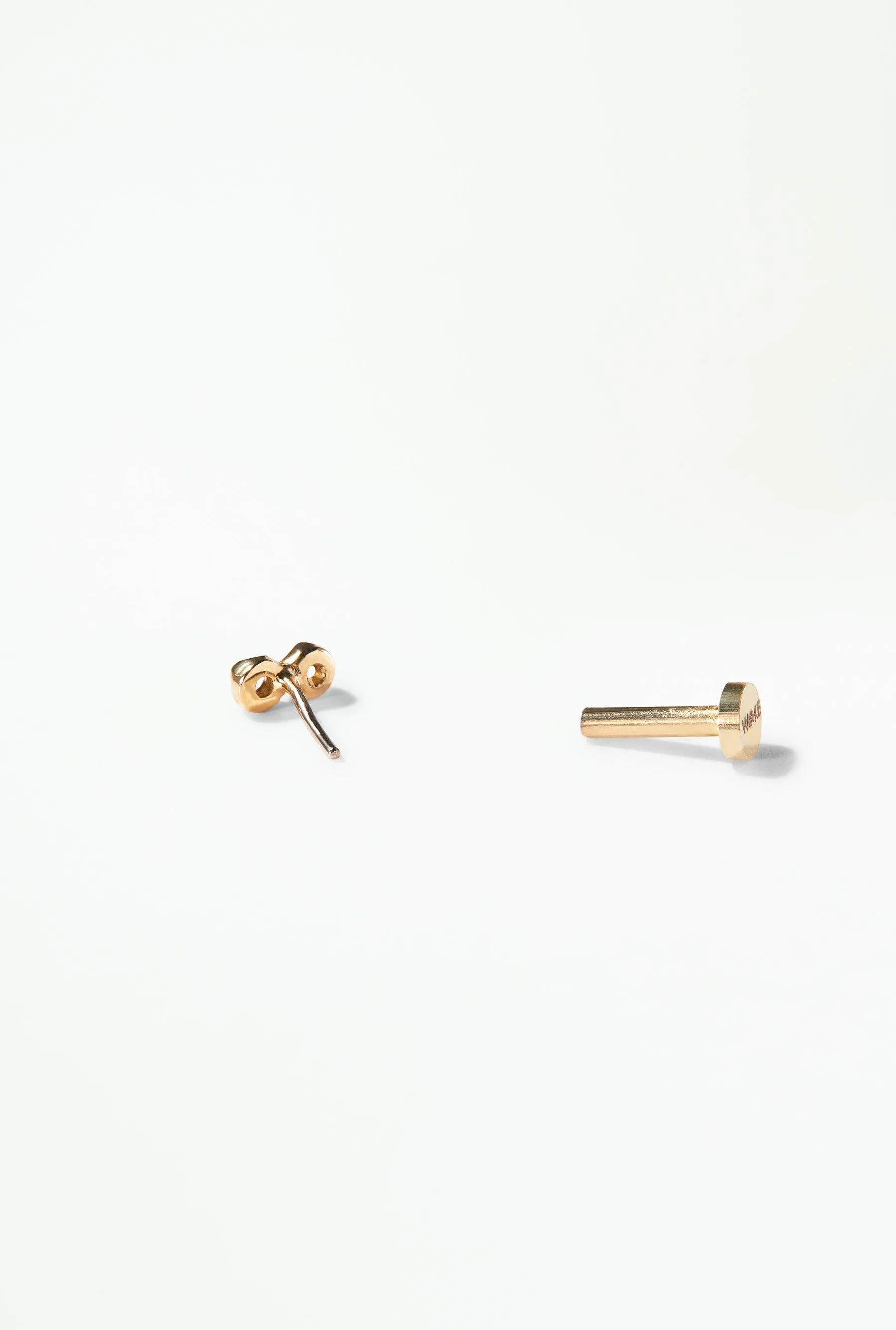 Diamond Dimple Flat Back Earring sold by WWAKE product image thumbnail 3