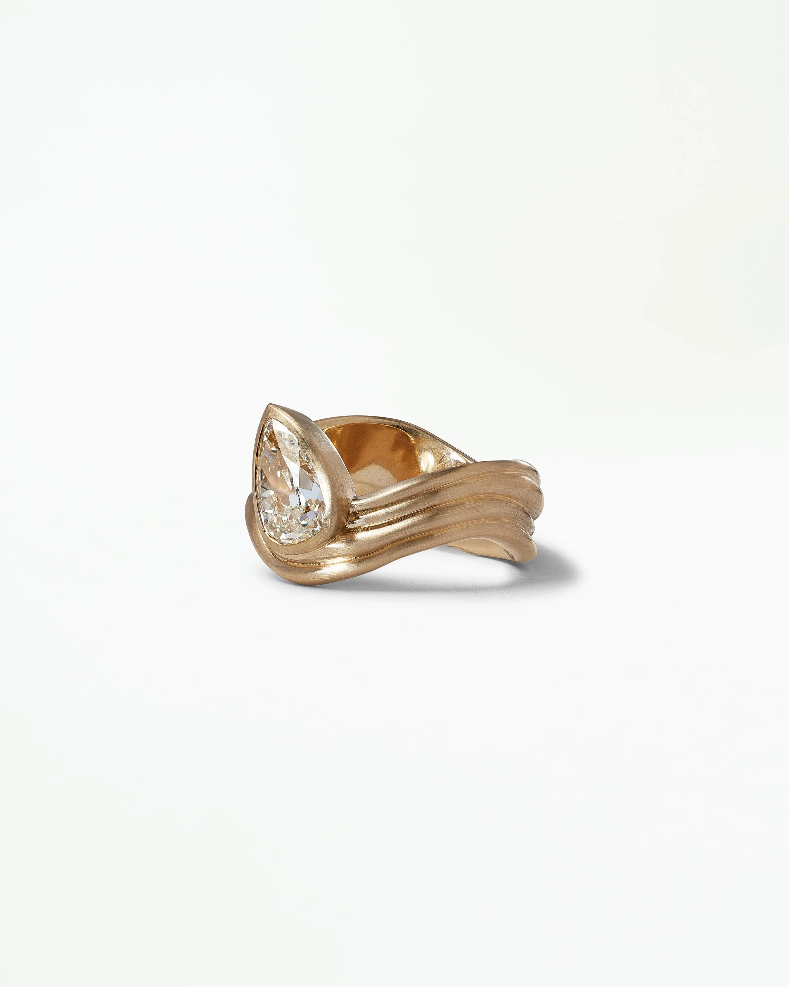 Pear Cut Diamond Coast Ring sold by WWAKE product image thumbnail 3