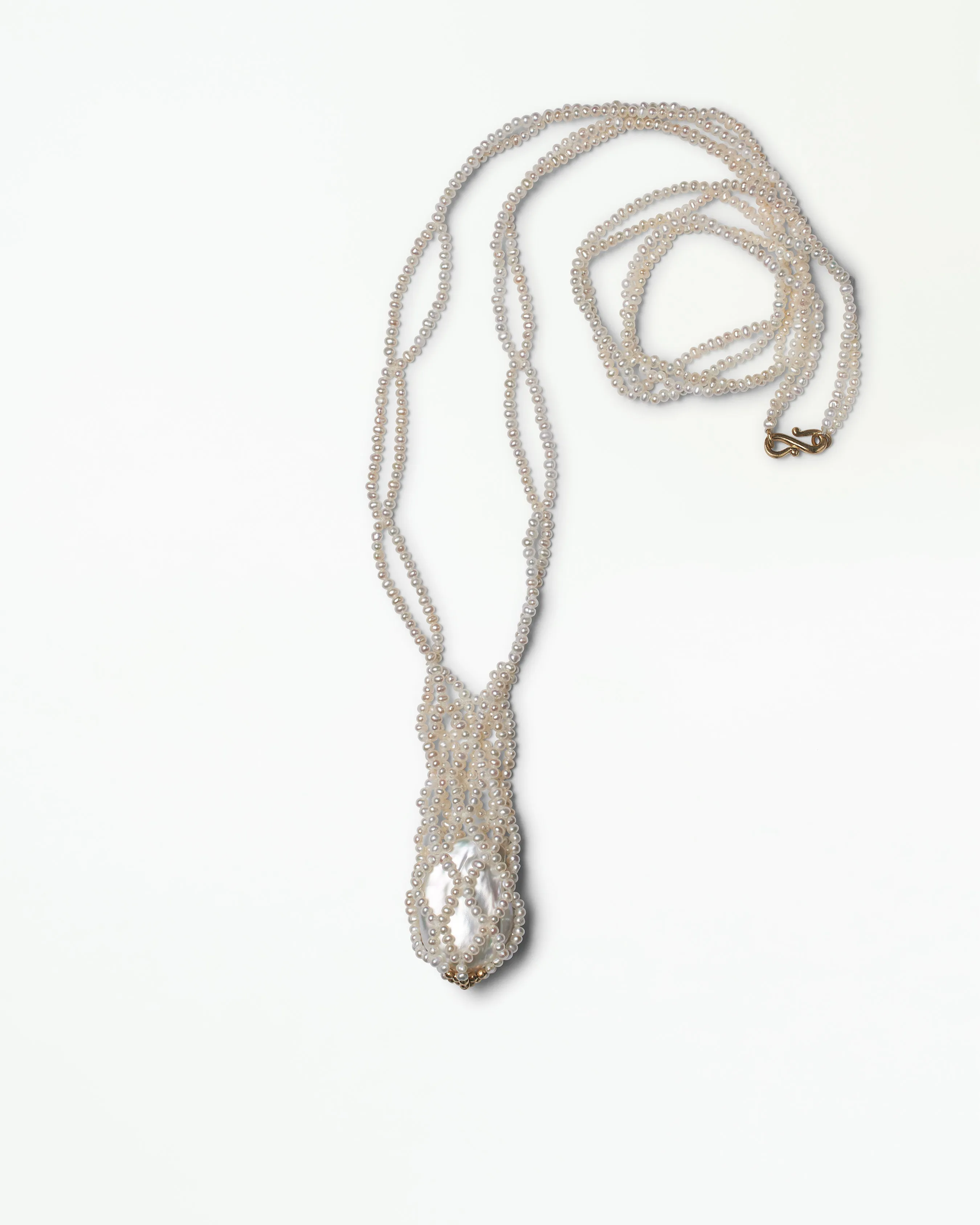 Pearl Howell Pouch Necklace sold by WWAKE