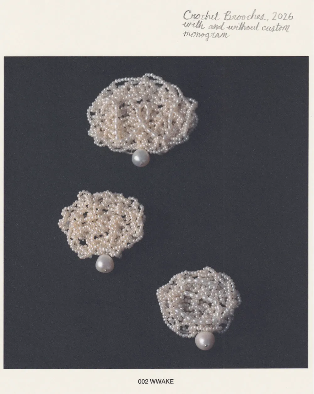 Small Crocheted Brooch sold by WWAKE product image thumbnail 5