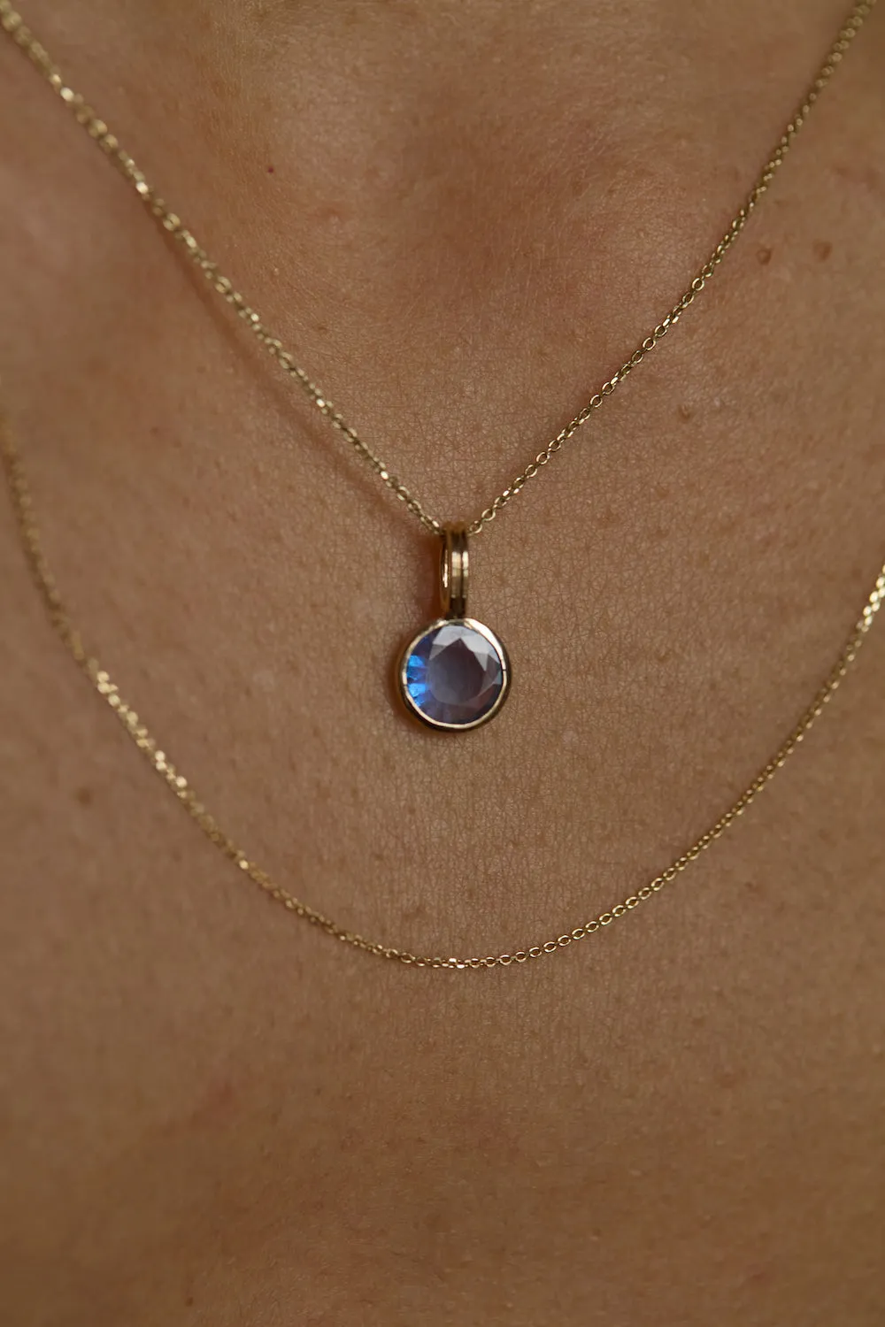One of a Kind Sapphire Rain Pendant No. 1 sold by WWAKE product image thumbnail 3