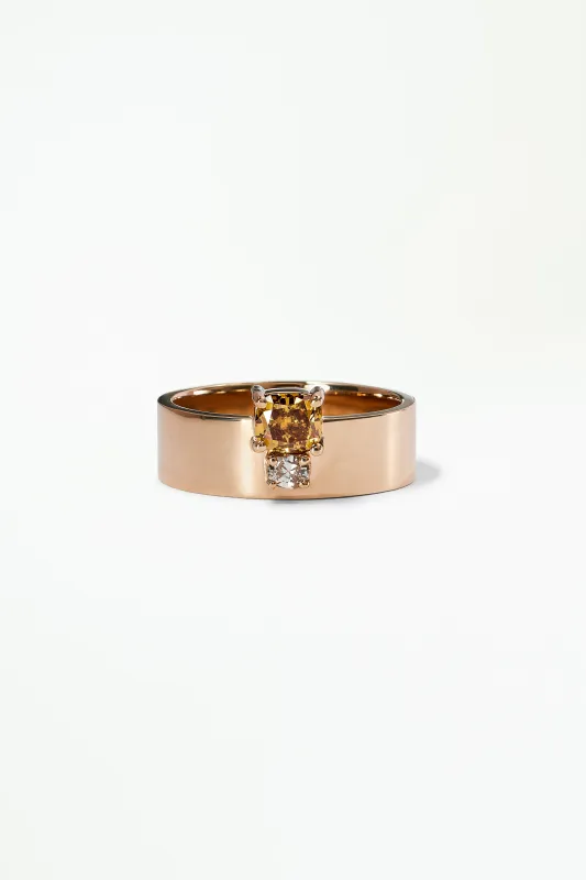 One of a Kind Cushion Cut Diamond Bricolage Ring No. 13 made by WWAKE