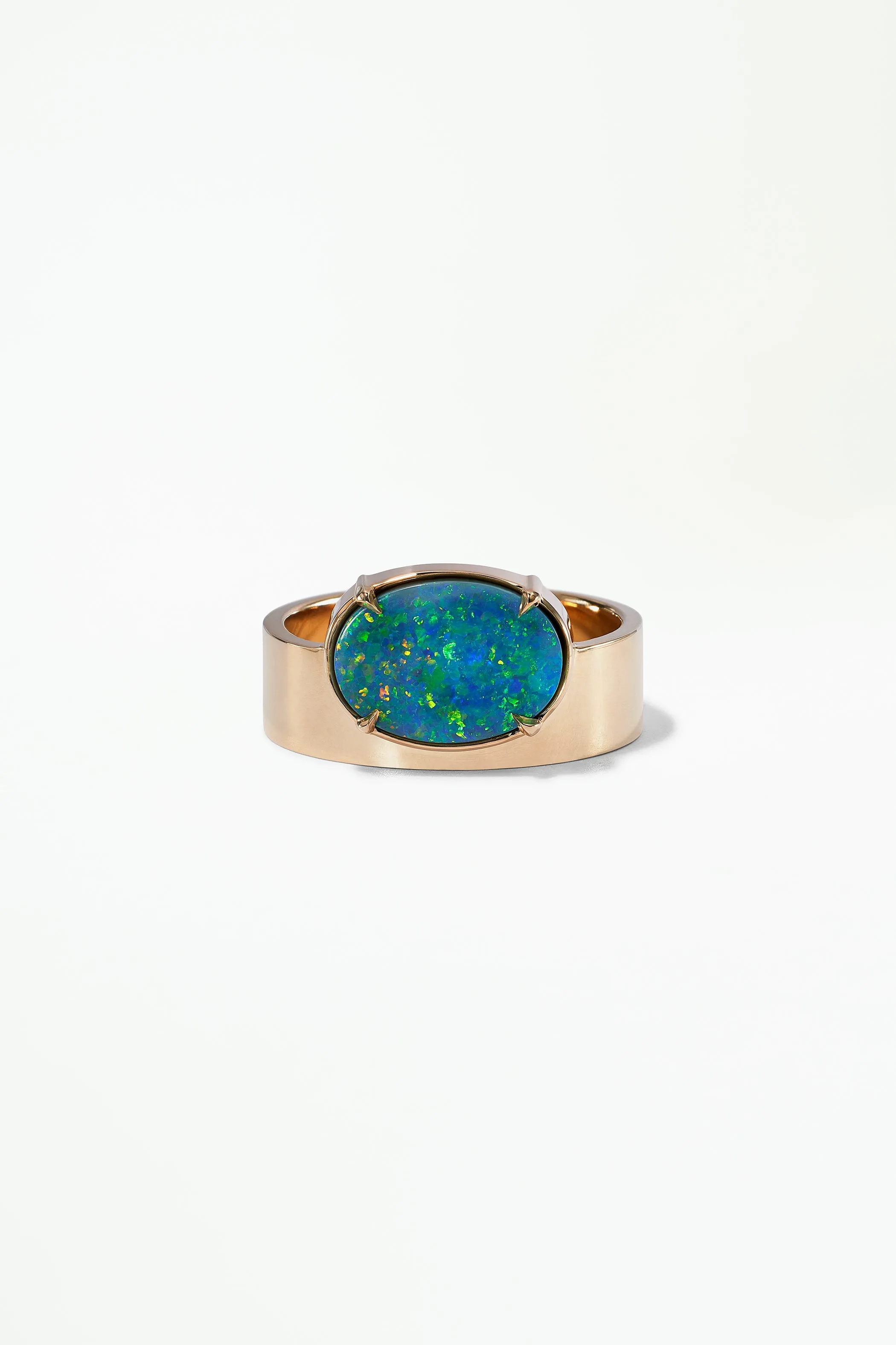 One of a Kind Black Opal Monolith Ring No. 17 sold by WWAKE