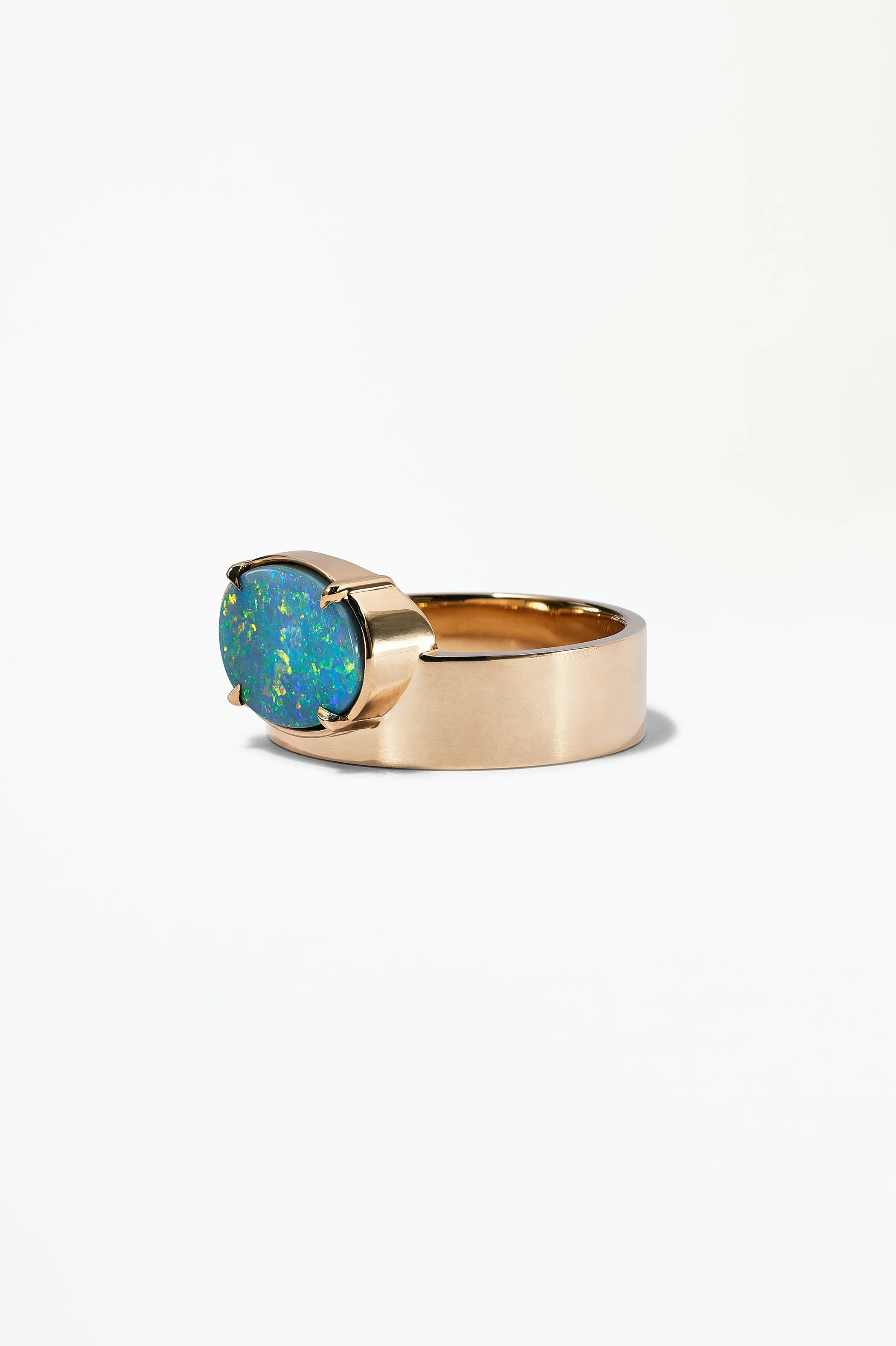One of a Kind Black Opal Monolith Ring No. 17 sold by WWAKE product image thumbnail 3