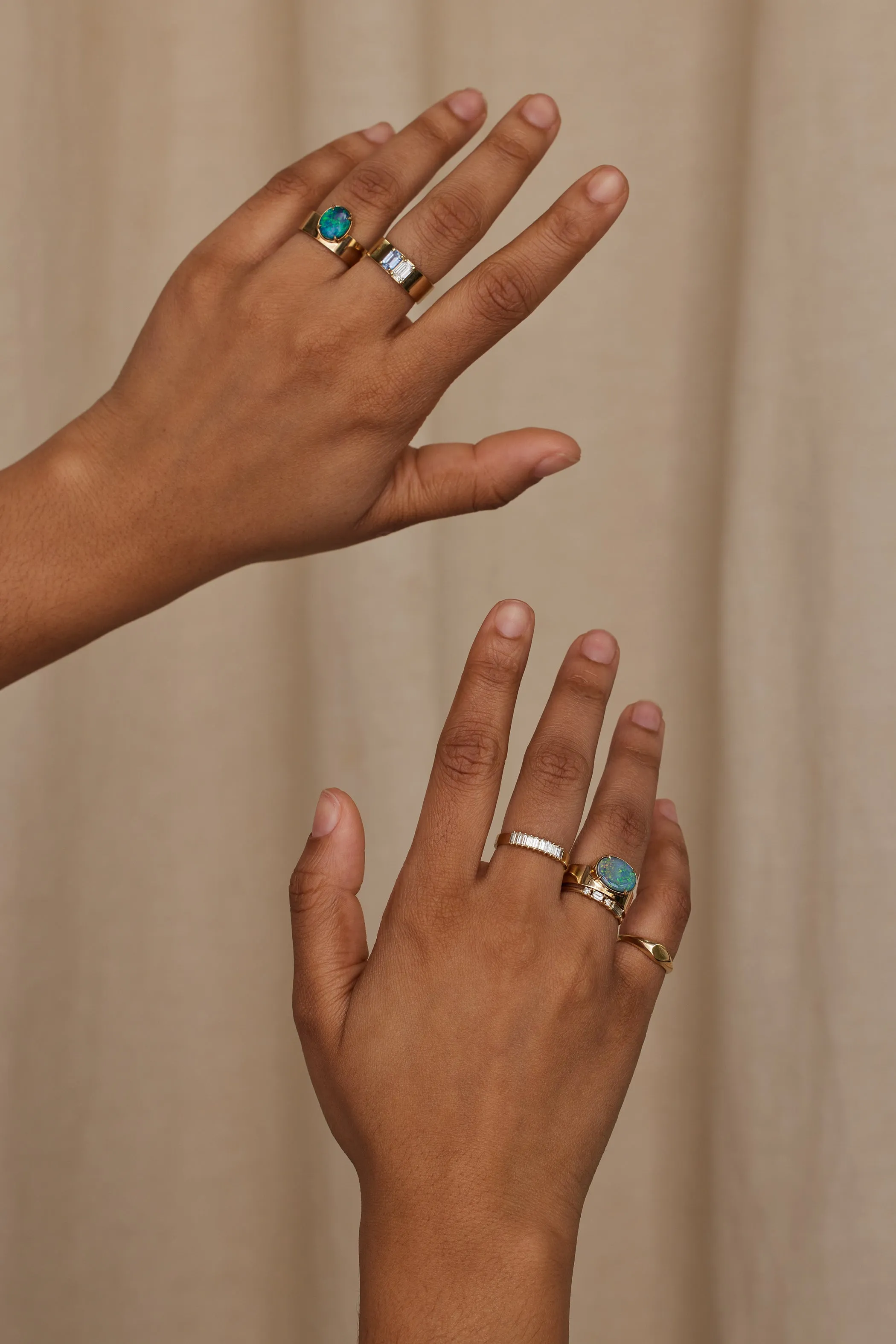 One of a Kind Black Opal Monolith Ring No. 17 sold by WWAKE product image thumbnail 5