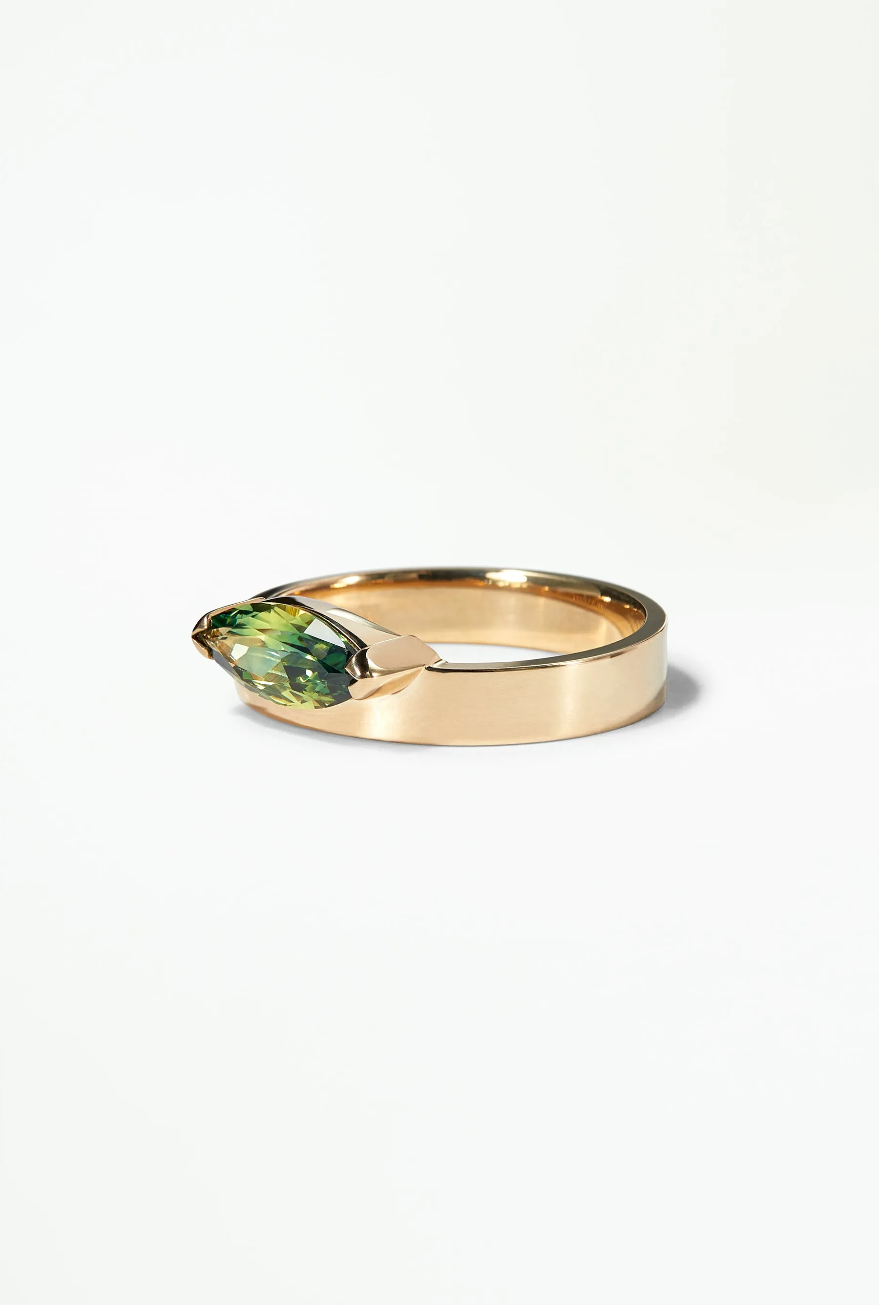 One of a Kind Marquise Sapphire Monolith Ring sold by WWAKE product image thumbnail 3