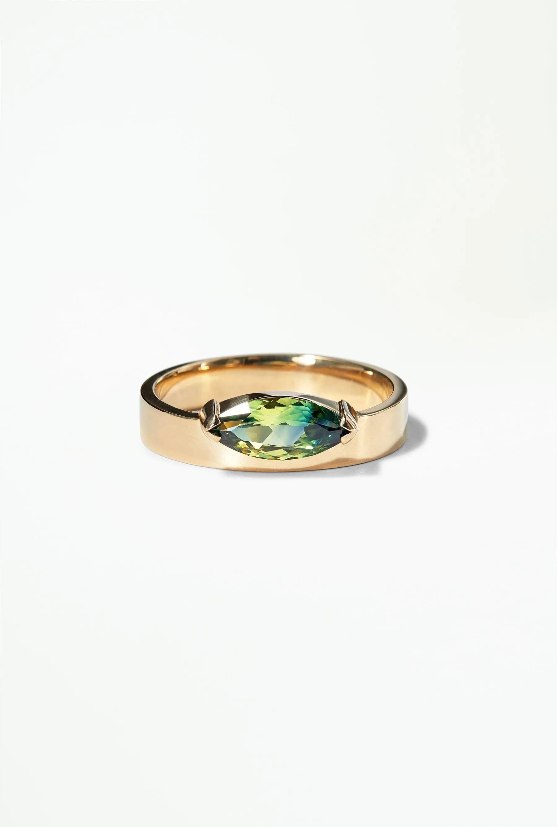 One of a Kind Marquise Sapphire Monolith Ring sold by WWAKE product image thumbnail 2