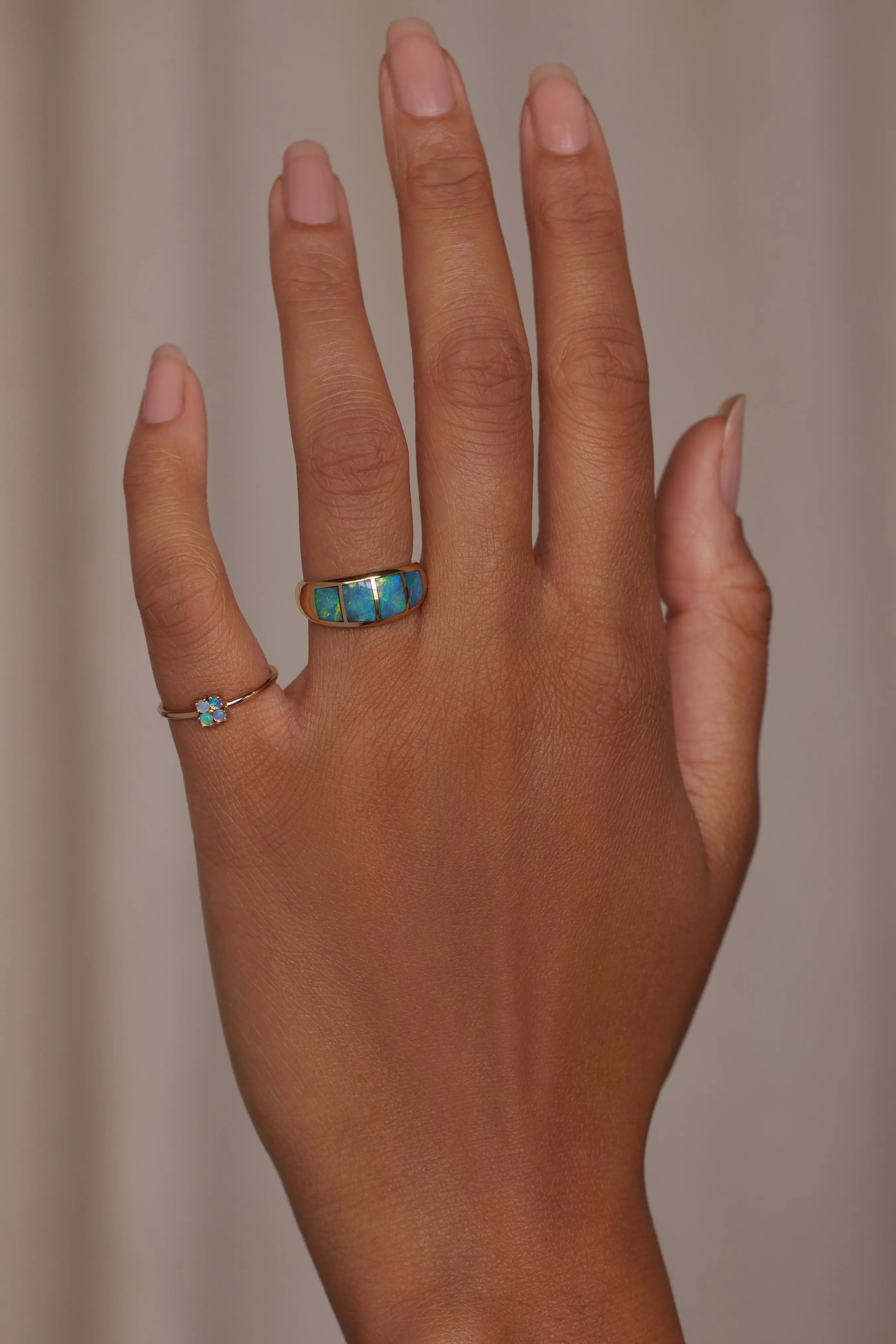 One of a Kind Opal Inlay Ring No. 4 sold by WWAKE product image thumbnail 2