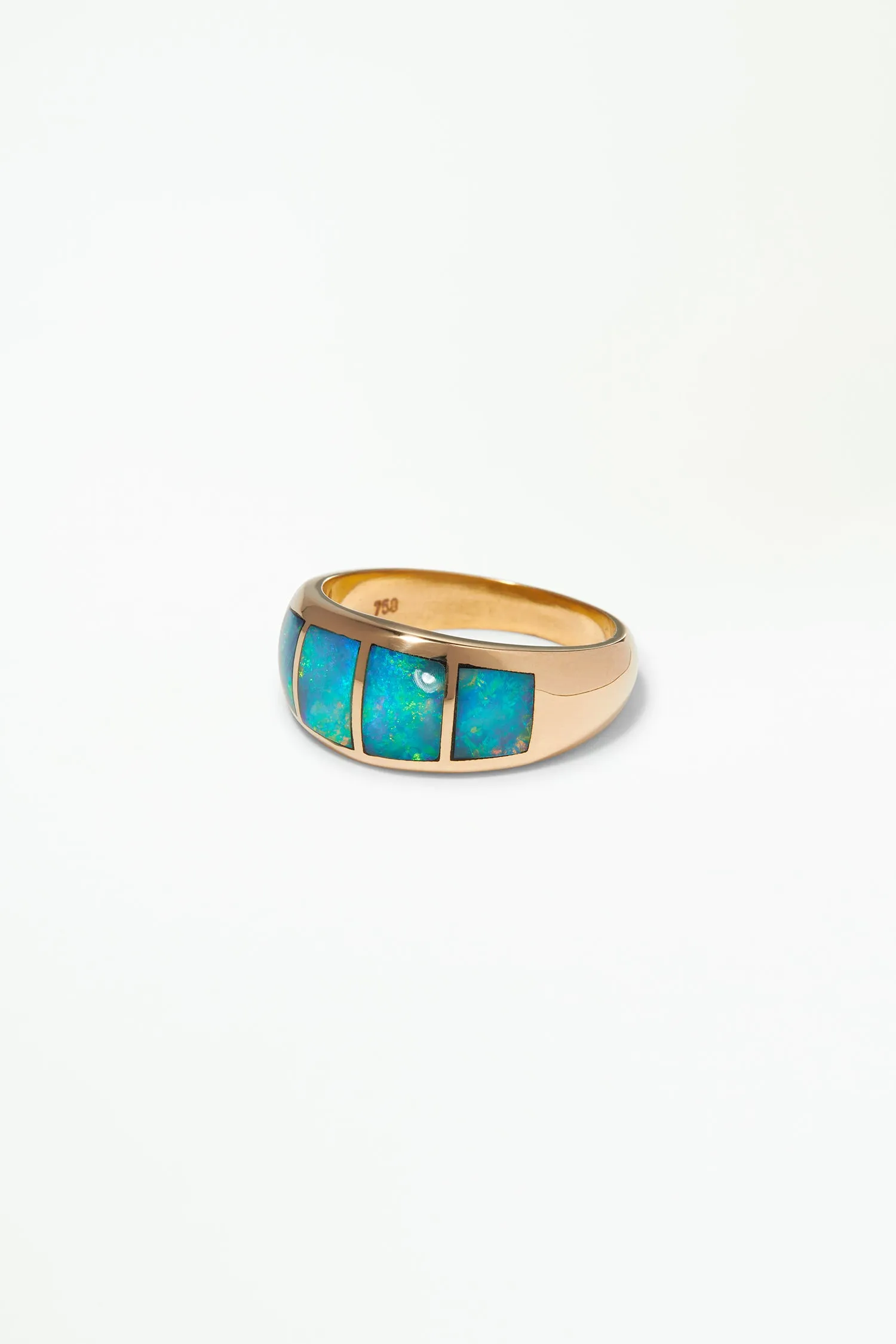 One of a Kind Opal Inlay Ring No. 4 sold by WWAKE product image thumbnail 3
