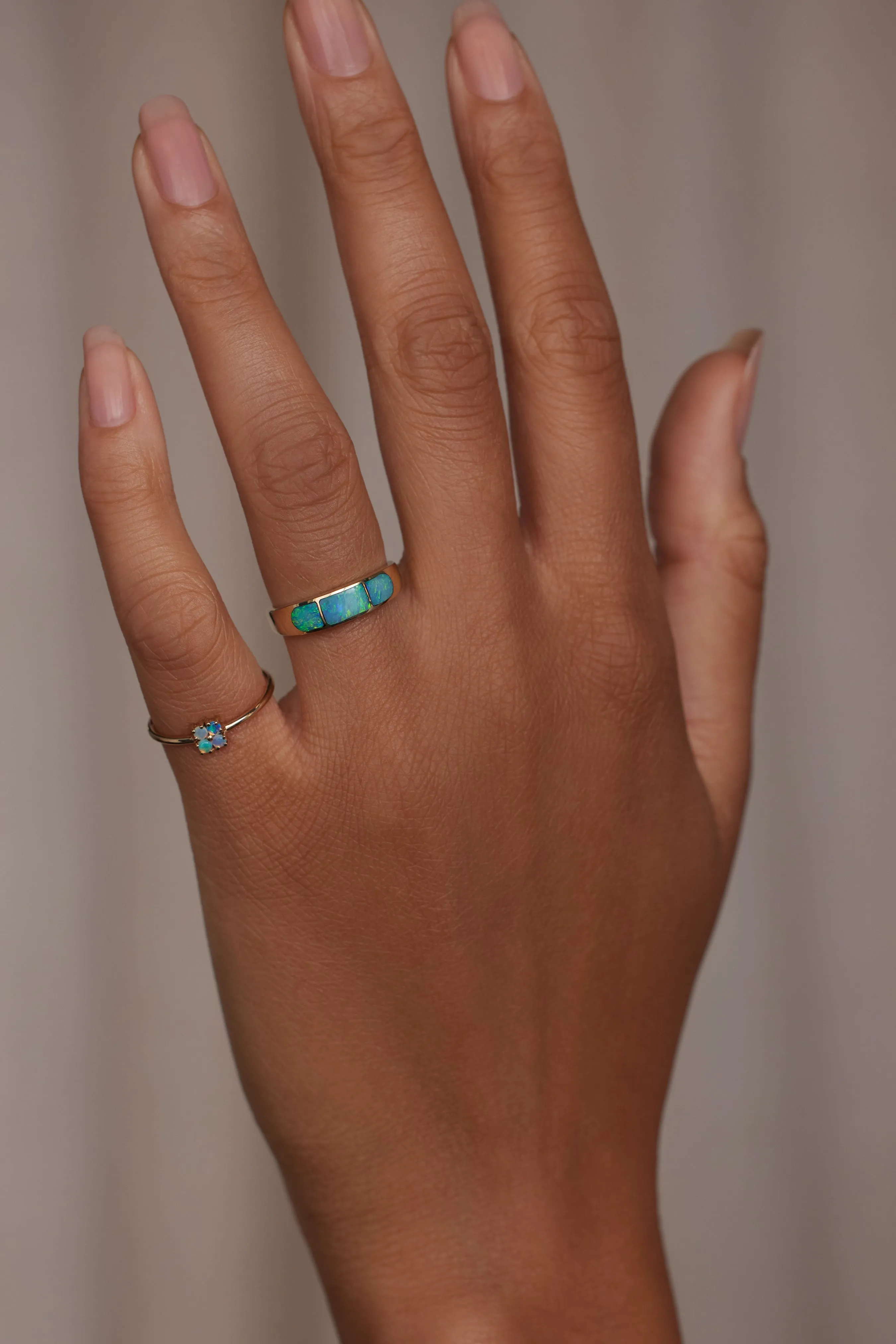 One of a Kind Opal Inlay Ring No. 3 sold by WWAKE product image thumbnail 2