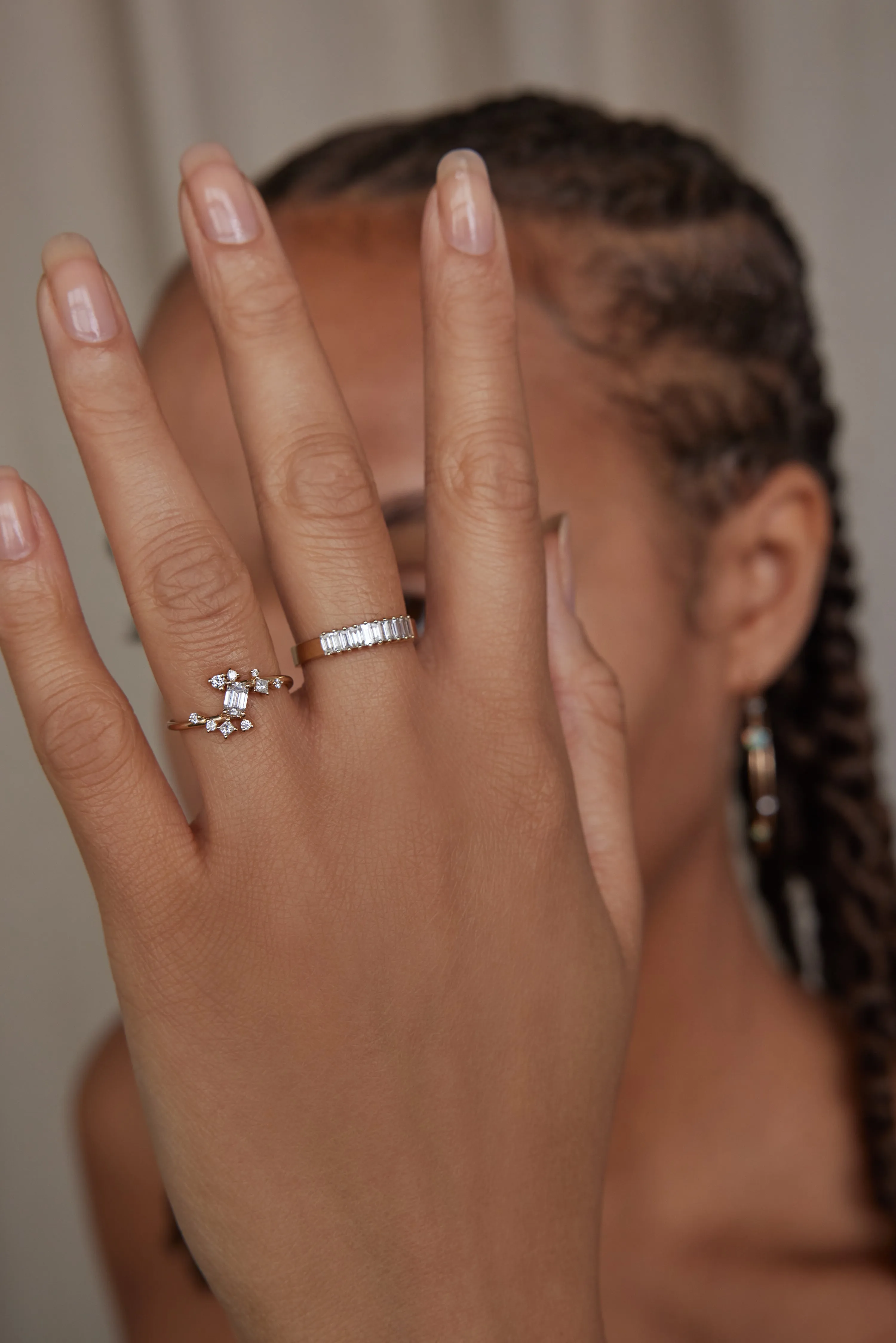 Limited Edition Emerald Cut Diamond Celestial Ring No. 3 sold by WWAKE product image thumbnail 4