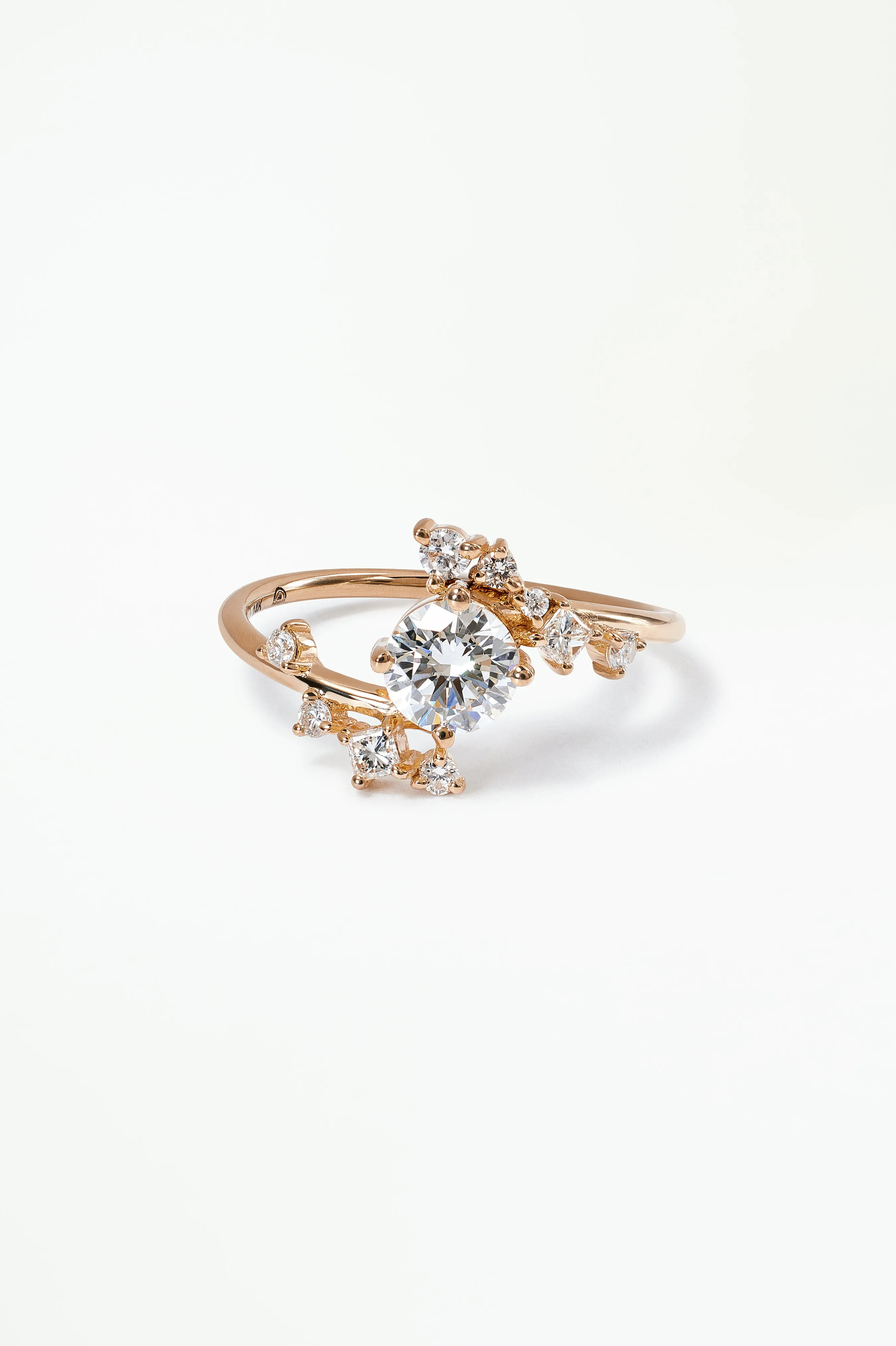 One of a Kind Round Brilliant Cut Diamond Celestial Ring No. 2 sold by WWAKE