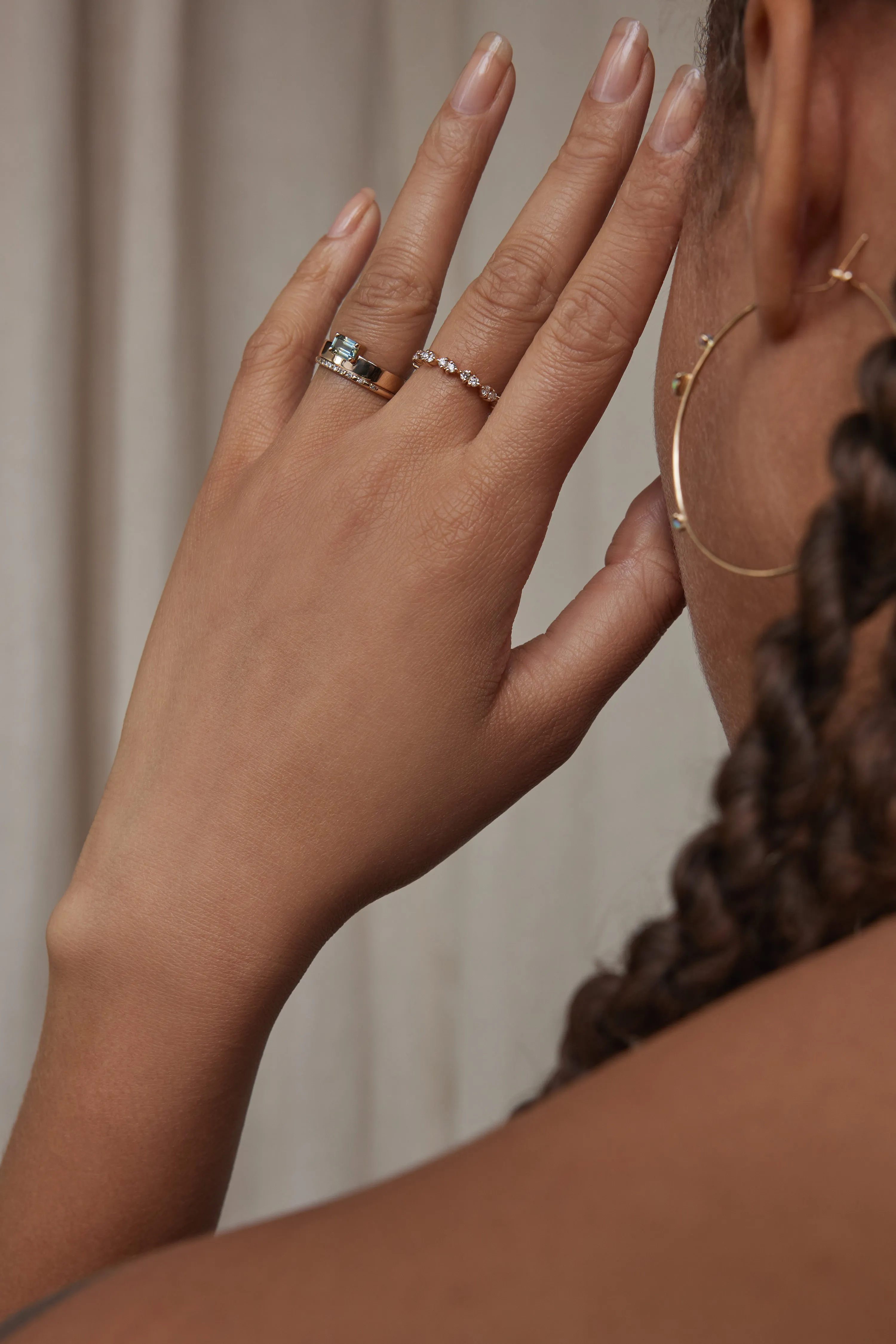 One of a Kind Emerald Cut Sapphire Monolith Ring No. 38 sold by WWAKE product image thumbnail 4