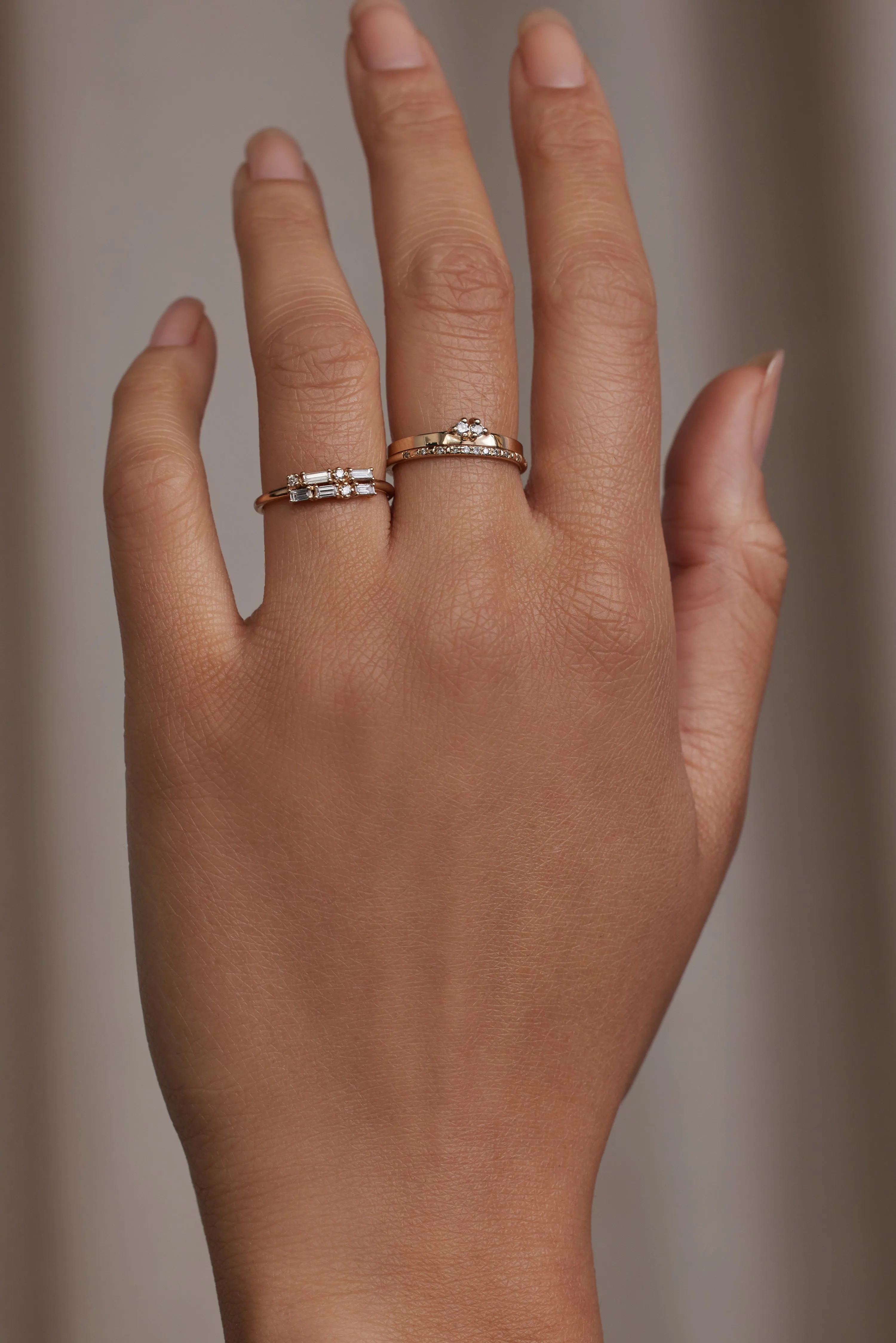 Limited Edition Diamond Brickwork Ring sold by WWAKE product image thumbnail 2