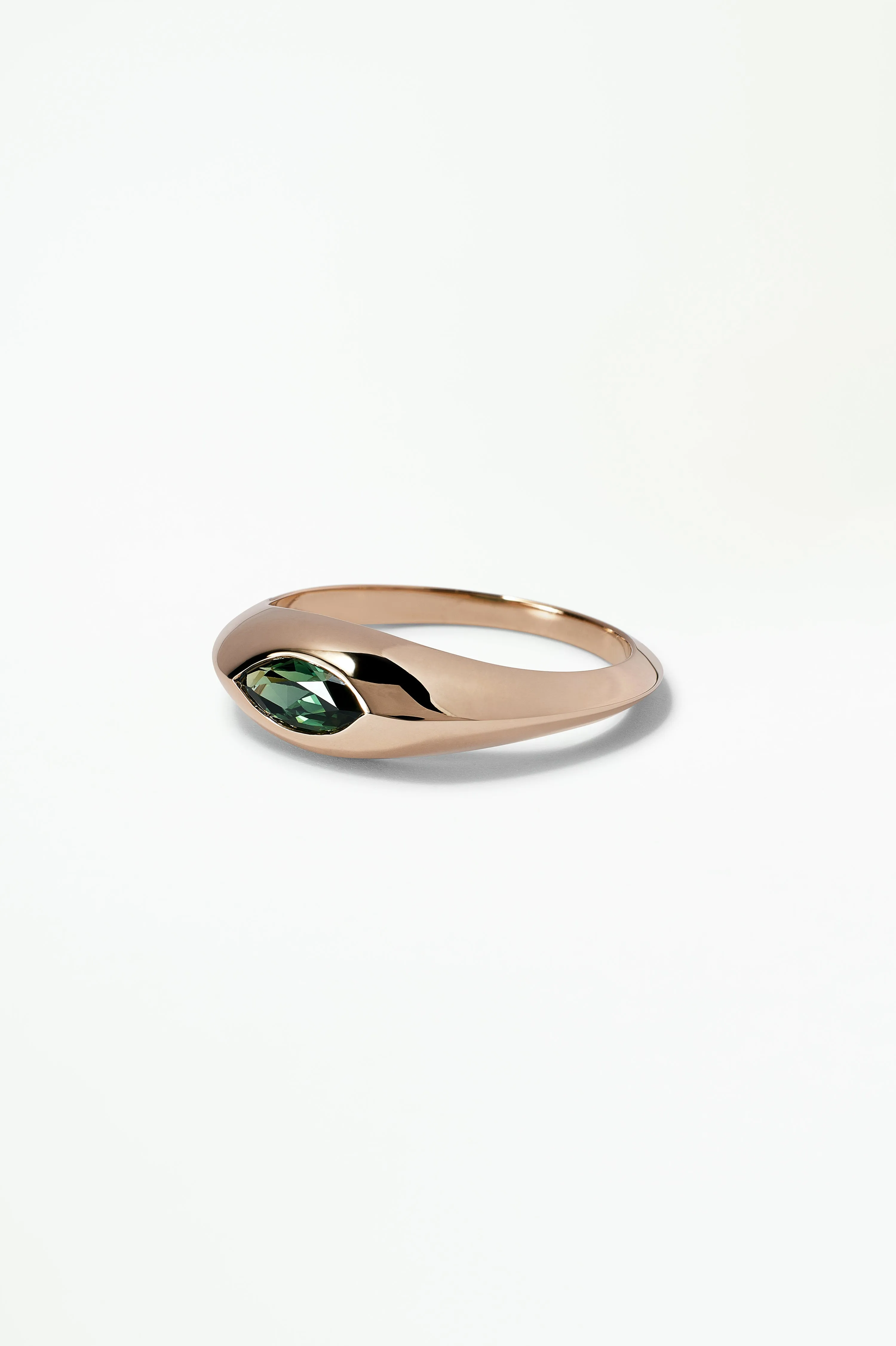 One of a Kind Marquise Cut Sapphire Signet Ring No. 39 sold by WWAKE product image thumbnail 3