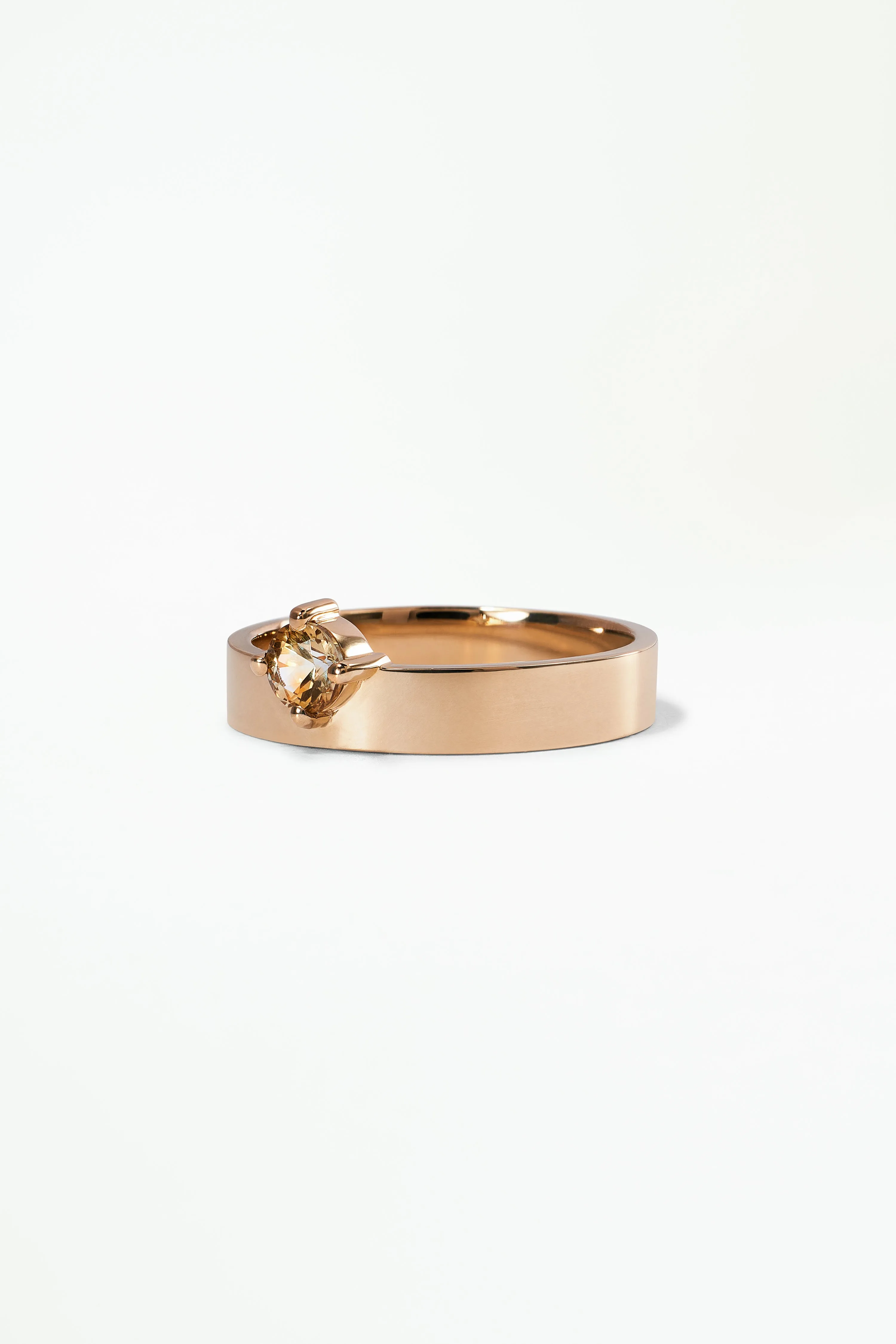 One of a Kind Brilliant Cut Sapphire Monolith Ring No. 11 sold by WWAKE product image thumbnail 3