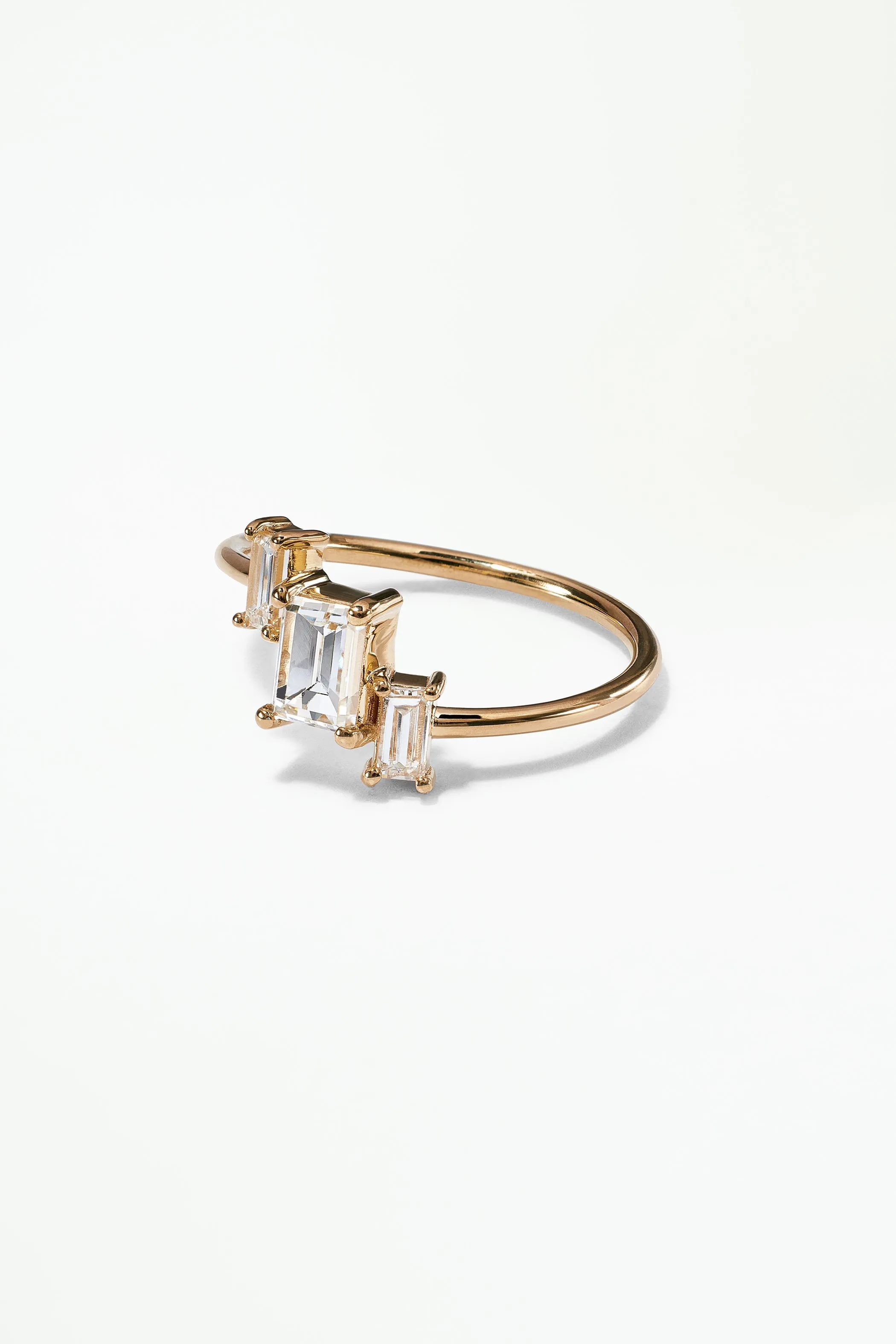 One of a Kind Baguette Cut Diamond Mosaic Ring No. 27 sold by WWAKE product image thumbnail 3
