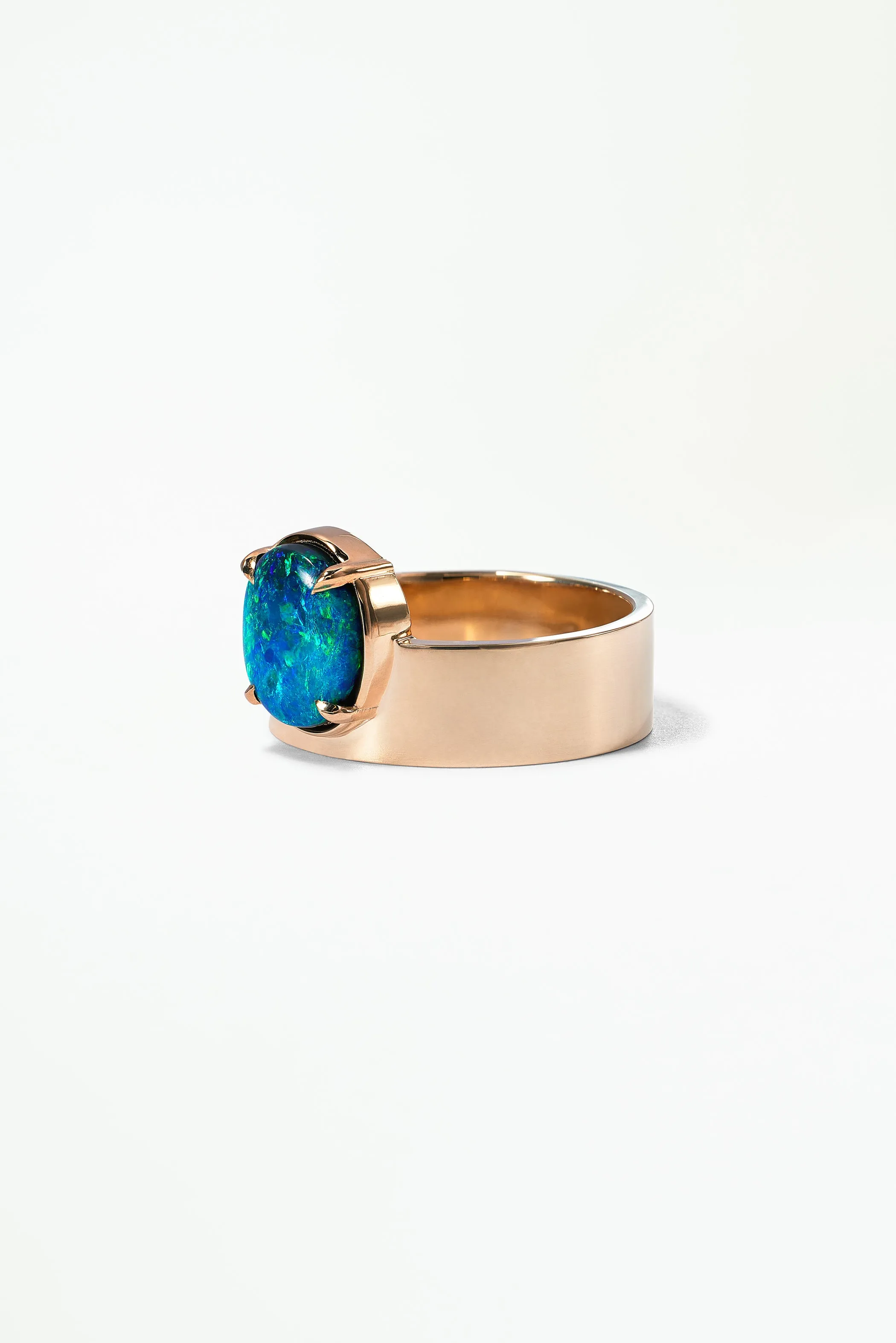 One of a Kind Black Opal Monolith Ring No. 13 sold by WWAKE product image thumbnail 3