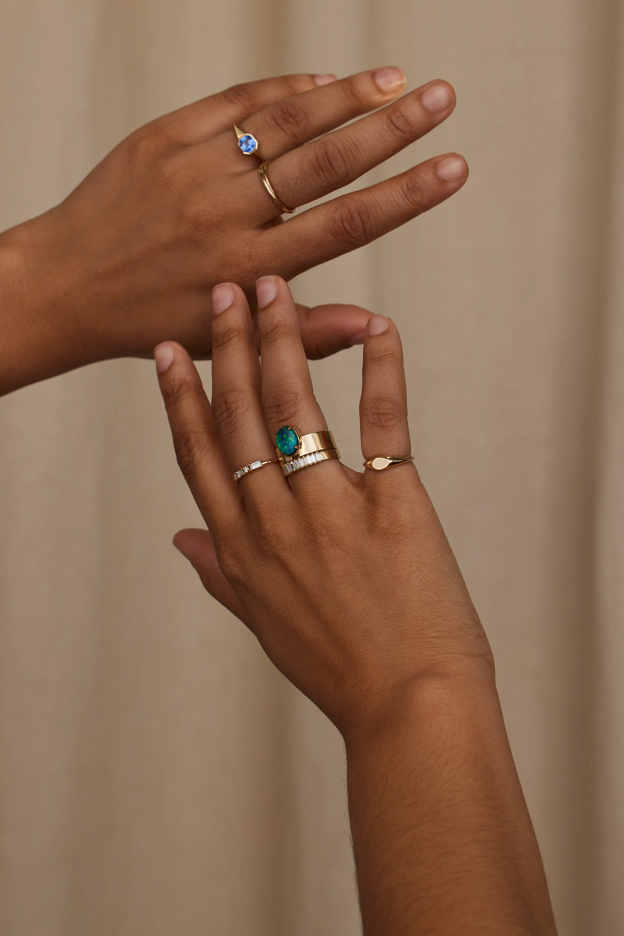 One of a Kind Black Opal Monolith Ring No. 13 sold by WWAKE product image thumbnail 5