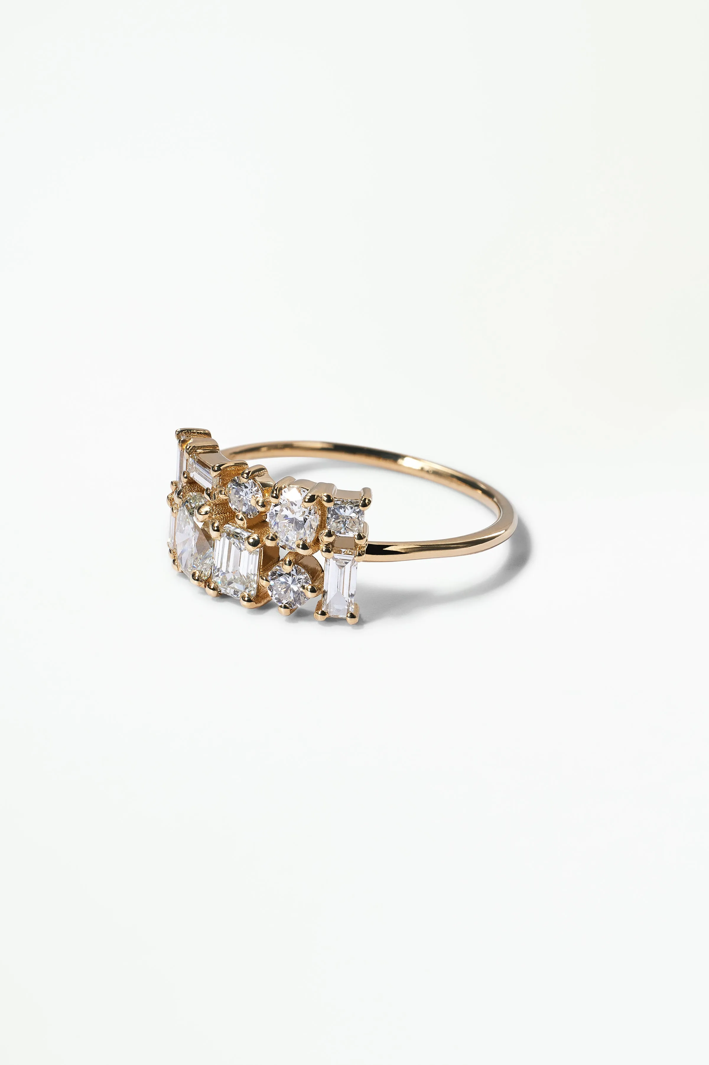 One of a Kind Diamond Mosaic Ring No. 33 sold by WWAKE product image thumbnail 3