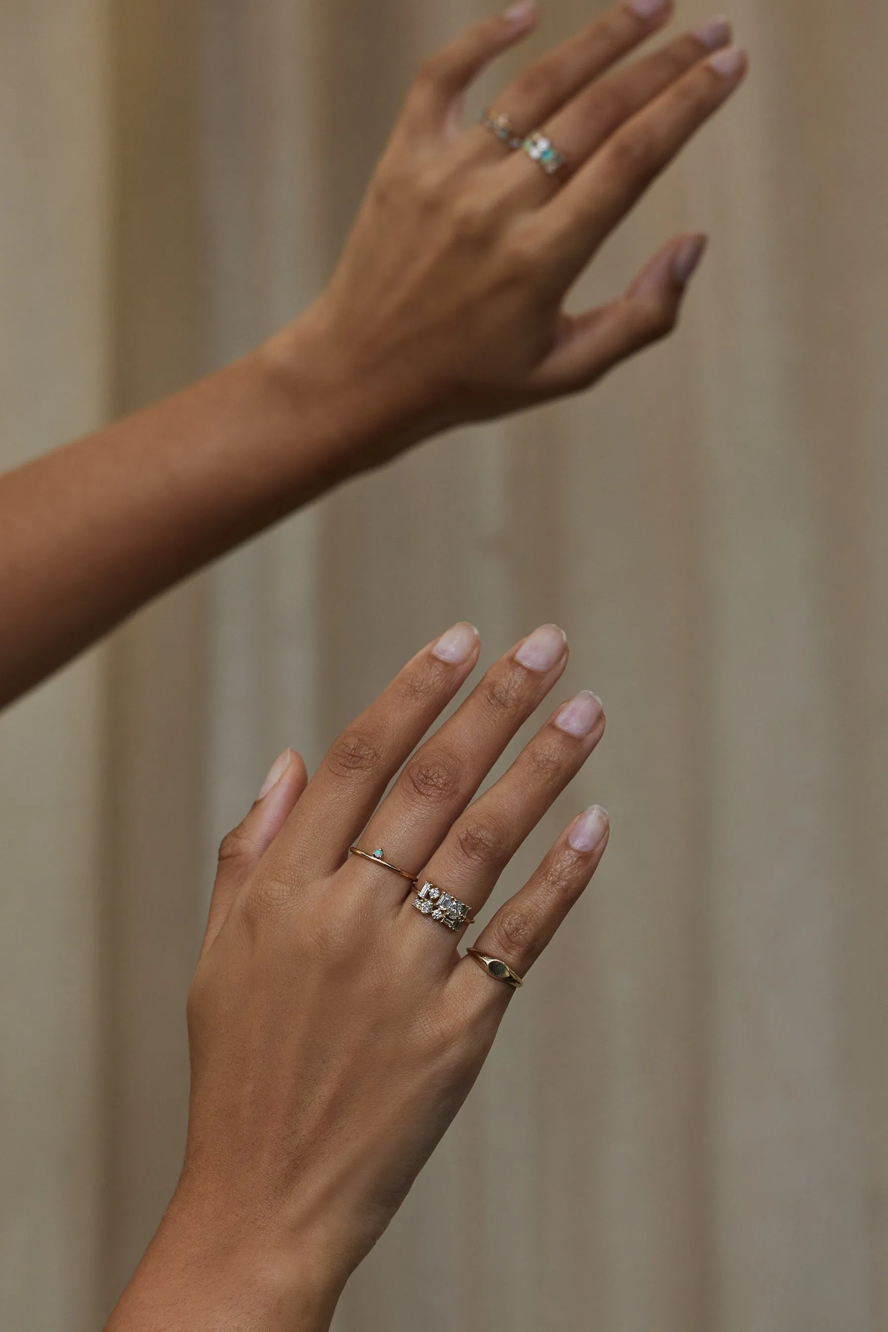 One of a Kind Diamond Mosaic Ring No. 33 sold by WWAKE product image thumbnail 5