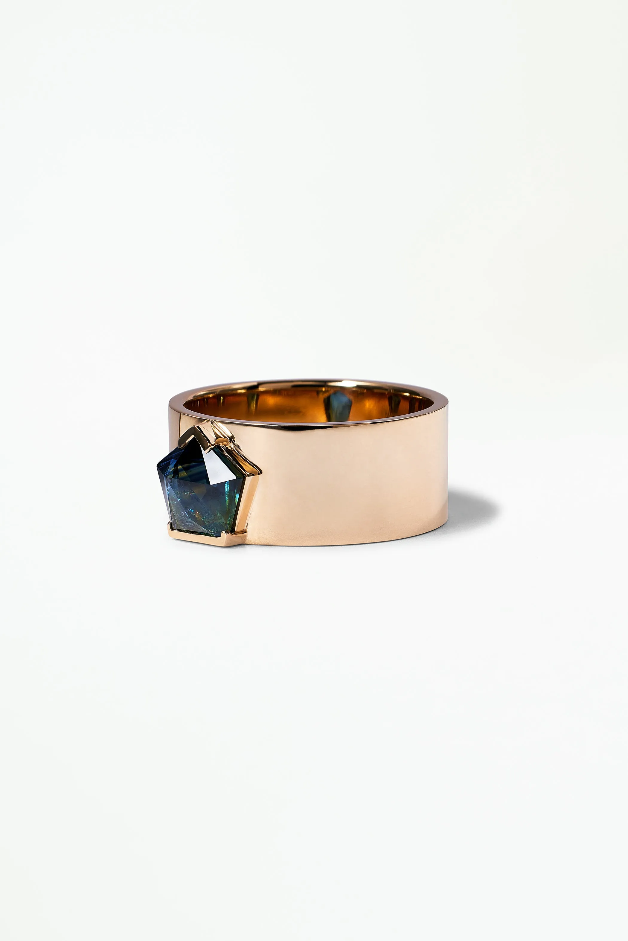 One of a Kind Geo Cut Sapphire Menhir Ring No. 17 sold by WWAKE product image thumbnail 3