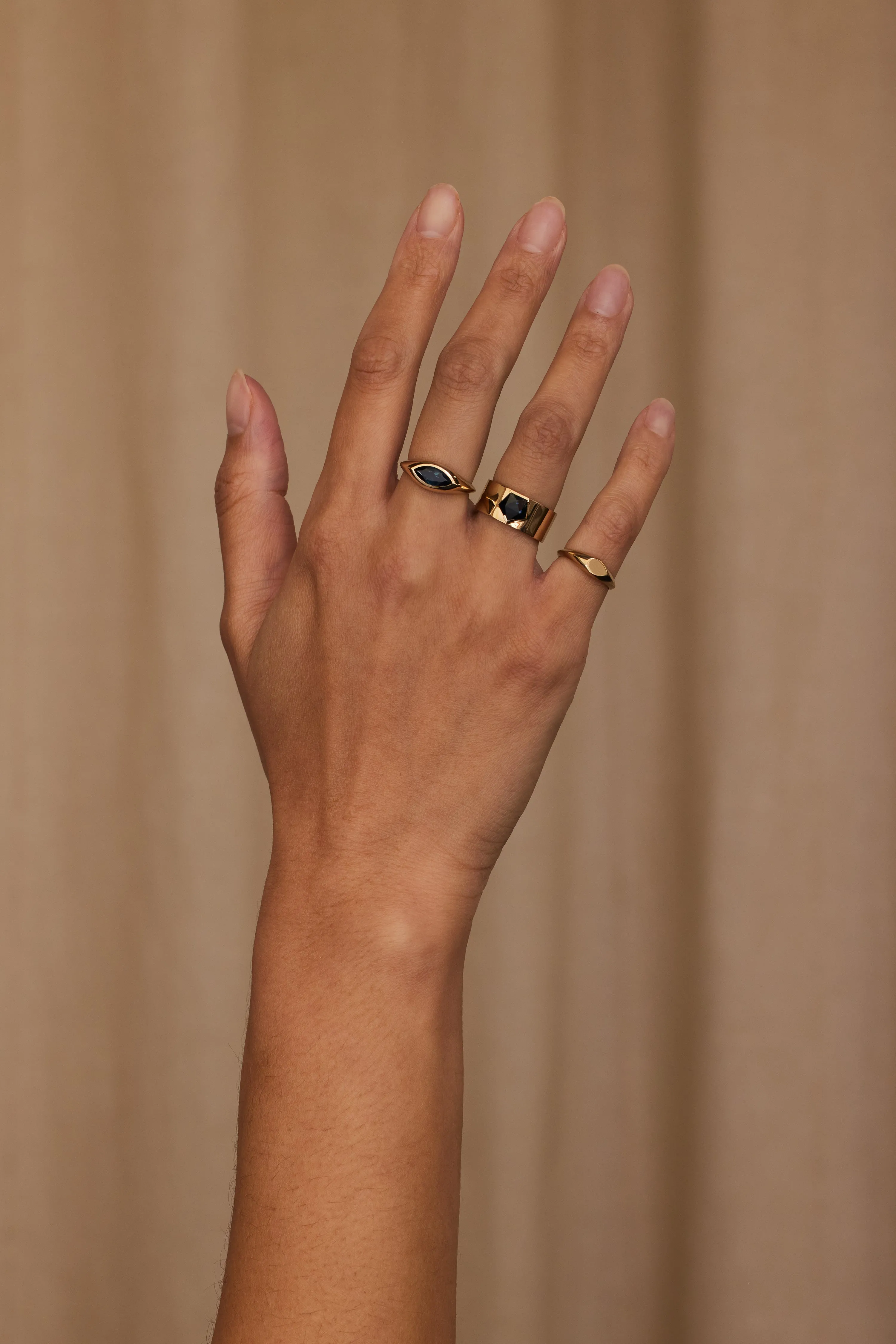 One of a Kind Geo Cut Sapphire Menhir Ring No. 17 sold by WWAKE product image thumbnail 4