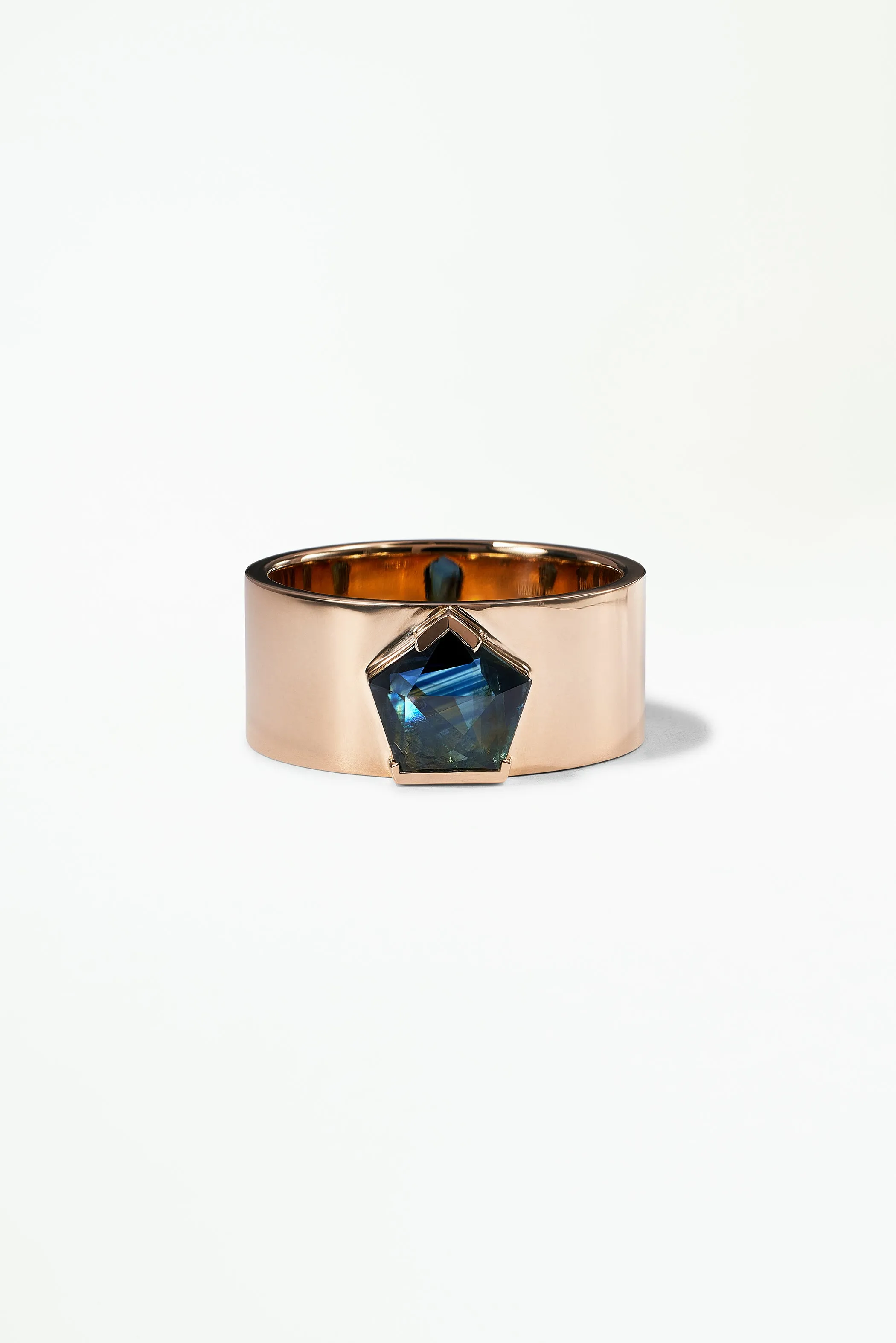 One of a Kind Geo Cut Sapphire Menhir Ring No. 17 sold by WWAKE